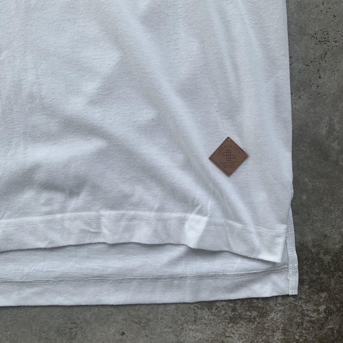 Japanese Brand Power Of The People glare twist white tee T-Shirt Size US L / EU 52-54 / 3 - 4 Thumbnail