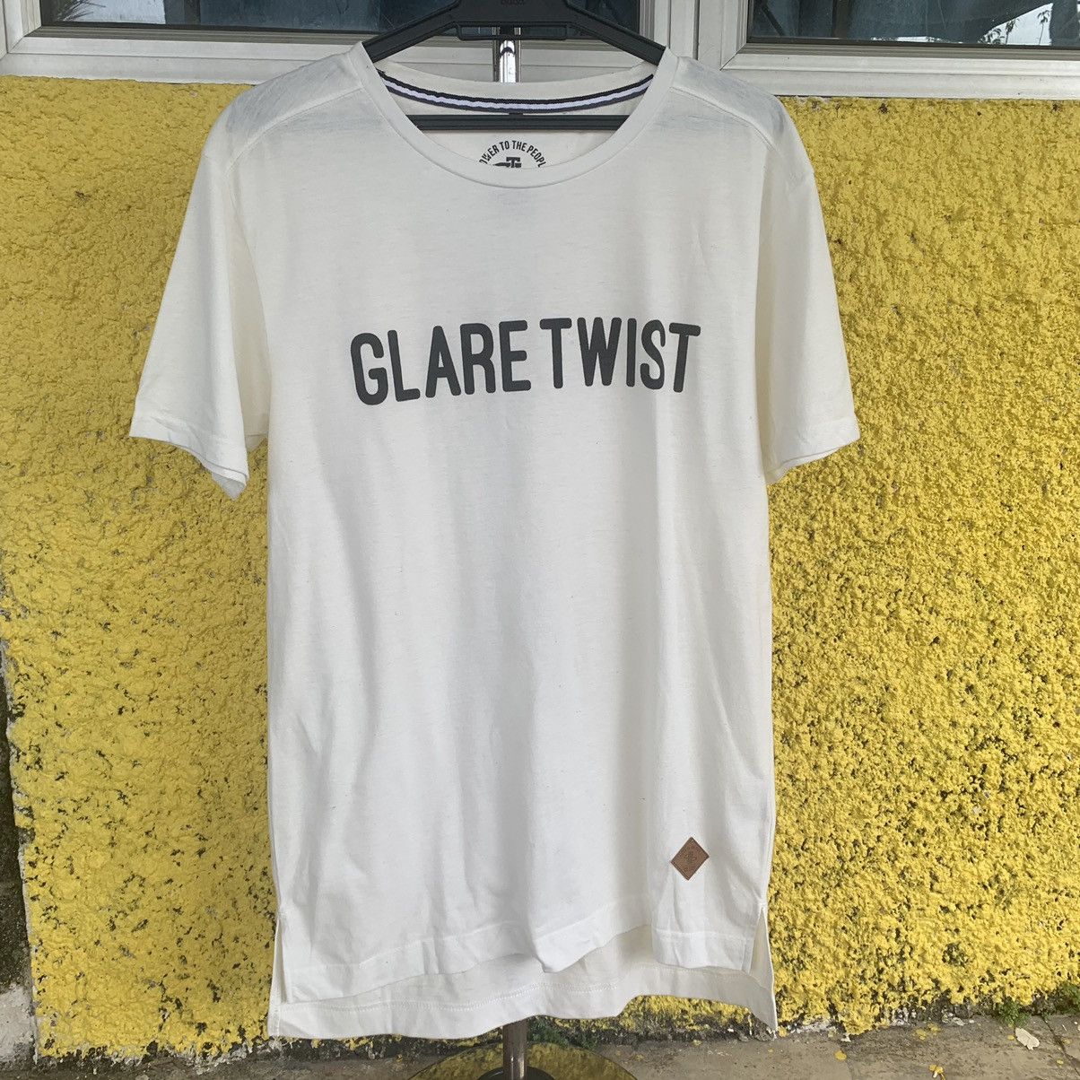 Japanese Brand Power Of The People glare twist white tee T-Shirt Size US L / EU 52-54 / 3 - 5 Thumbnail