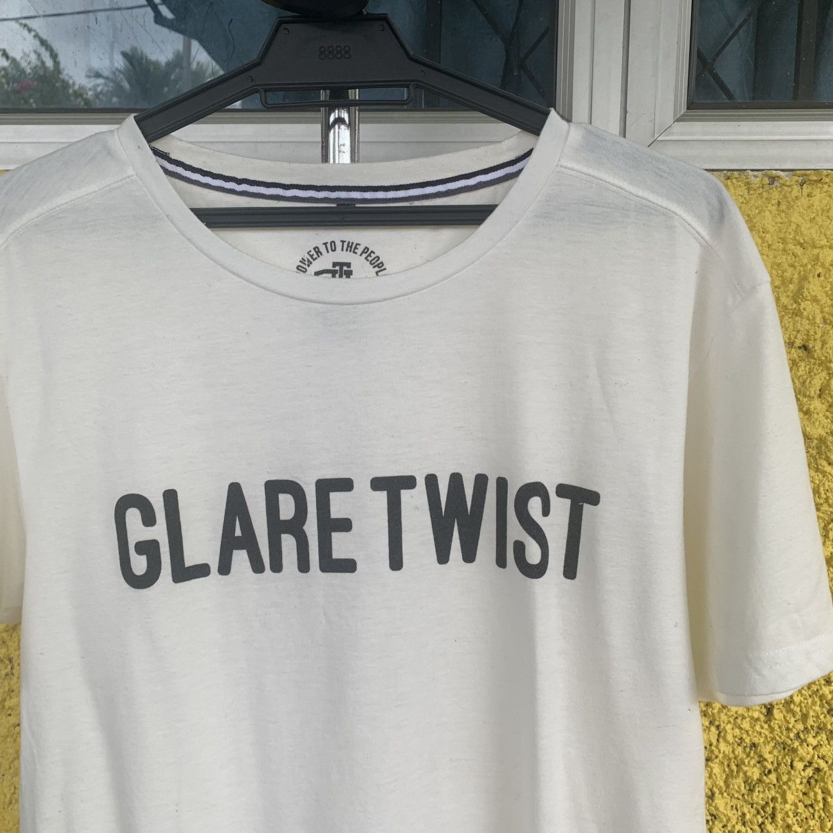 Japanese Brand Power Of The People glare twist white tee T-Shirt Size US L / EU 52-54 / 3 - 6 Thumbnail