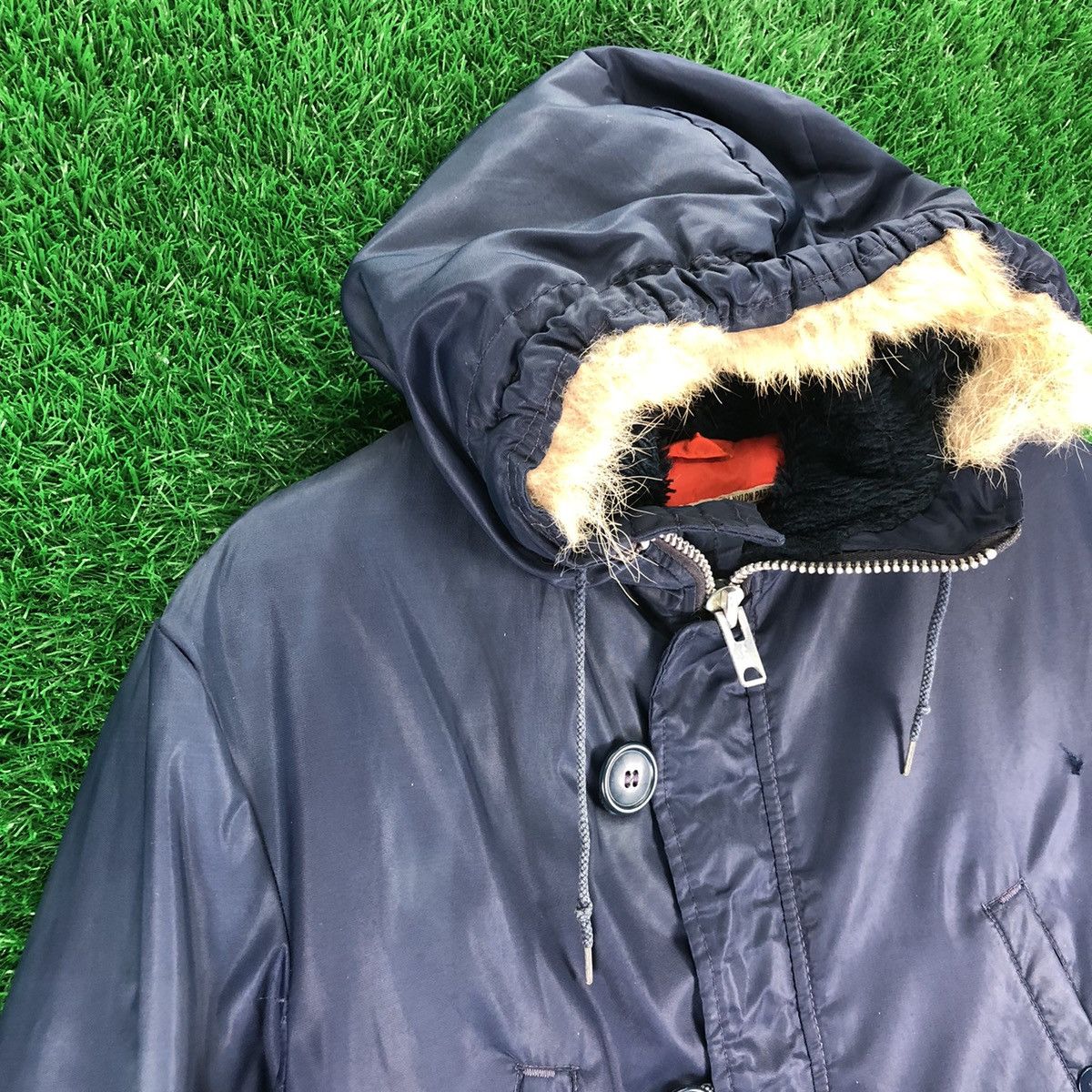 Japanese Brand Vintage Bomber Jacket Parka Talon Zipper Size US S / EU 44-46 / 1 - 2 Thumbnail