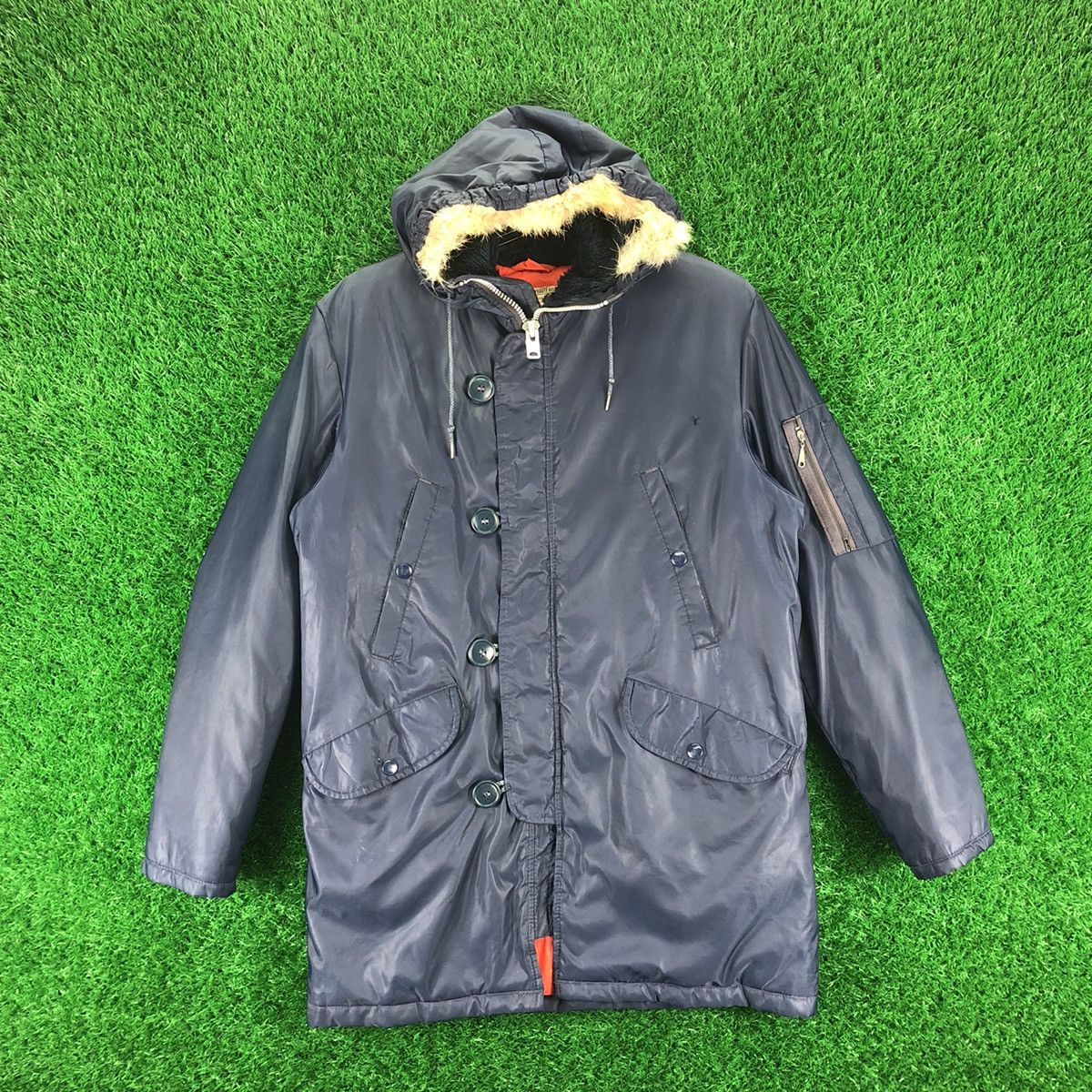 Japanese Brand Vintage Bomber Jacket Parka Talon Zipper Size US S / EU 44-46 / 1 - 1 Thumbnail