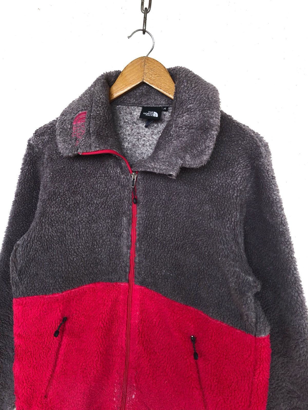 TNF Micro Fleece Two Tones Zipper Sweater Jacket Warm Winter