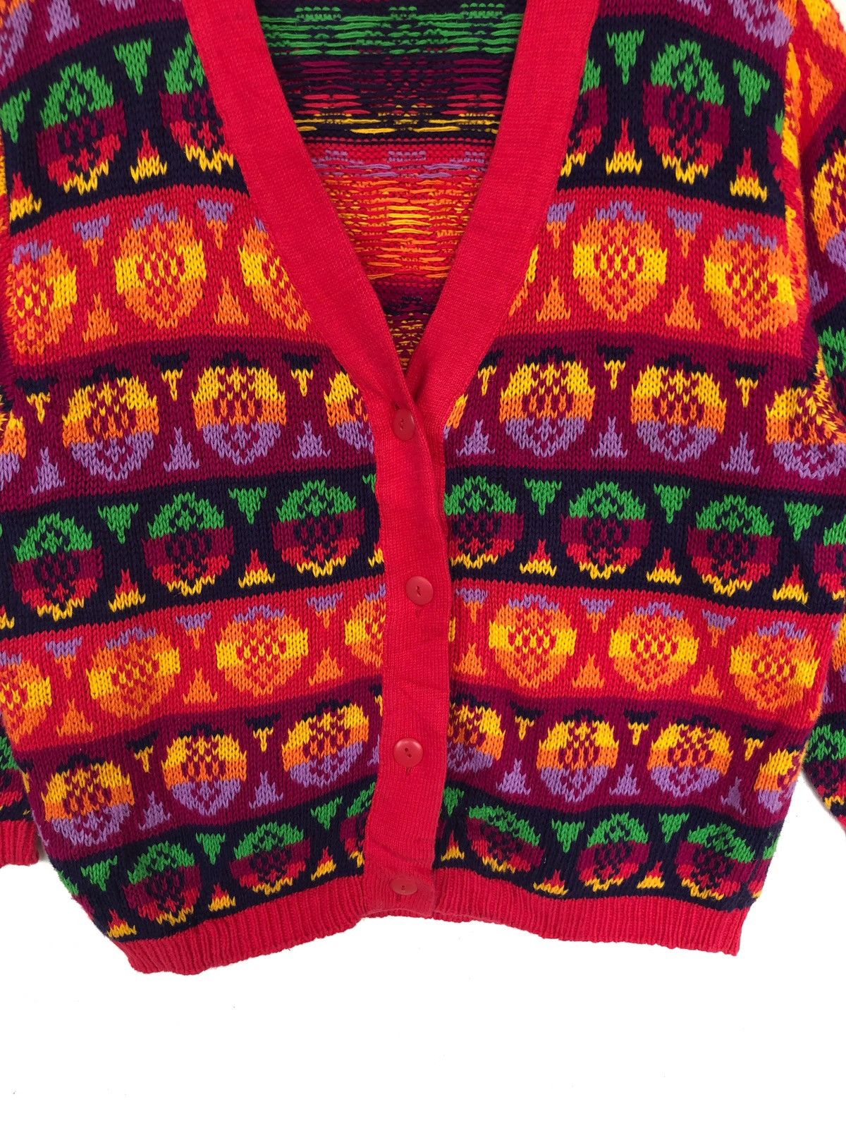 Benetton Made in Italy Fair Isle Multicolour Button Cardigan Size US S / EU 44-46 / 1 - 3 Thumbnail