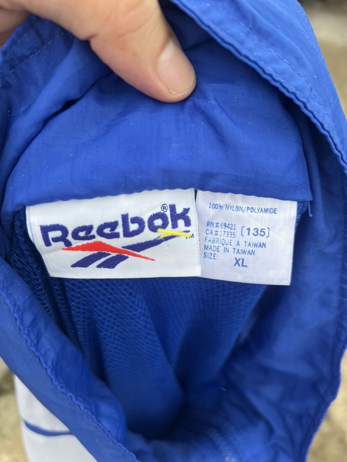 Reebok × Vintage Vintage 90’s Reebok USA Gymnastics Nylon Zipper Jacket Size US XL / EU 56 / 4 - 6 Thumbnail