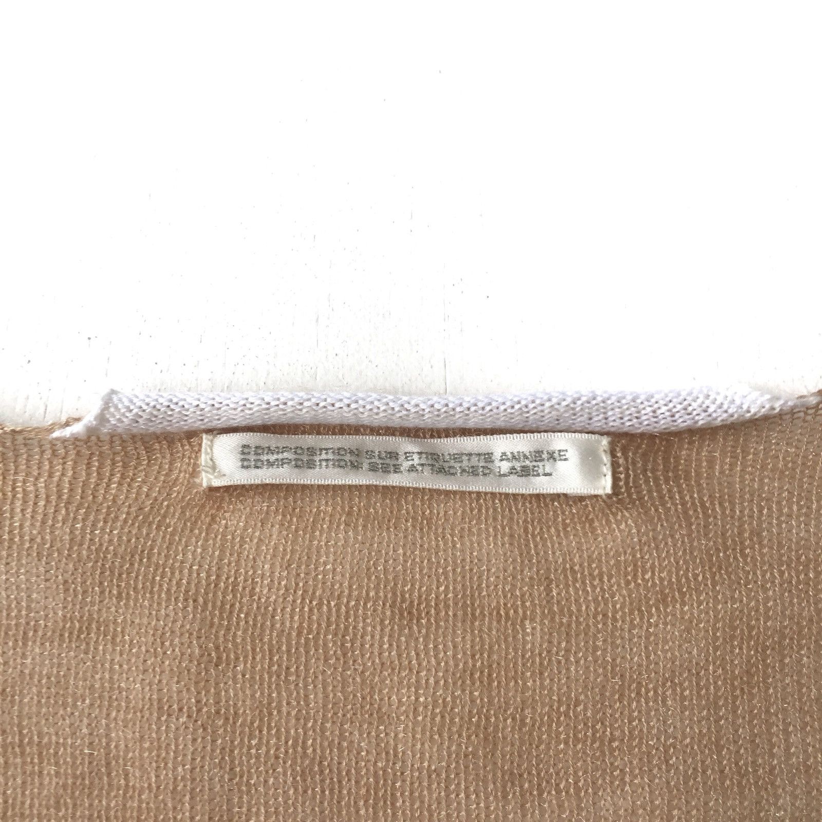 Yohji Yamamoto Yohji Yamamoto Elongated Arm Boat Neck Ramie Blend Cardigan Size US M / EU 48-50 / 2 - 6 Thumbnail