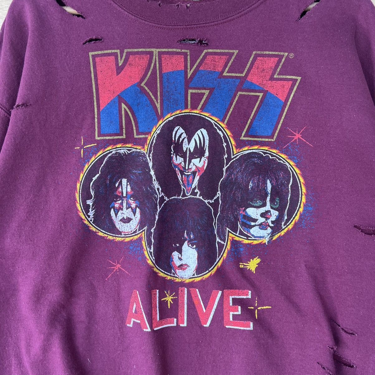 Band Tees × KISS SWEATSHIRT KISS X DISTRESSED COPYRIGHT 2016 Size US L / EU 52-54 / 3 - 4 Thumbnail