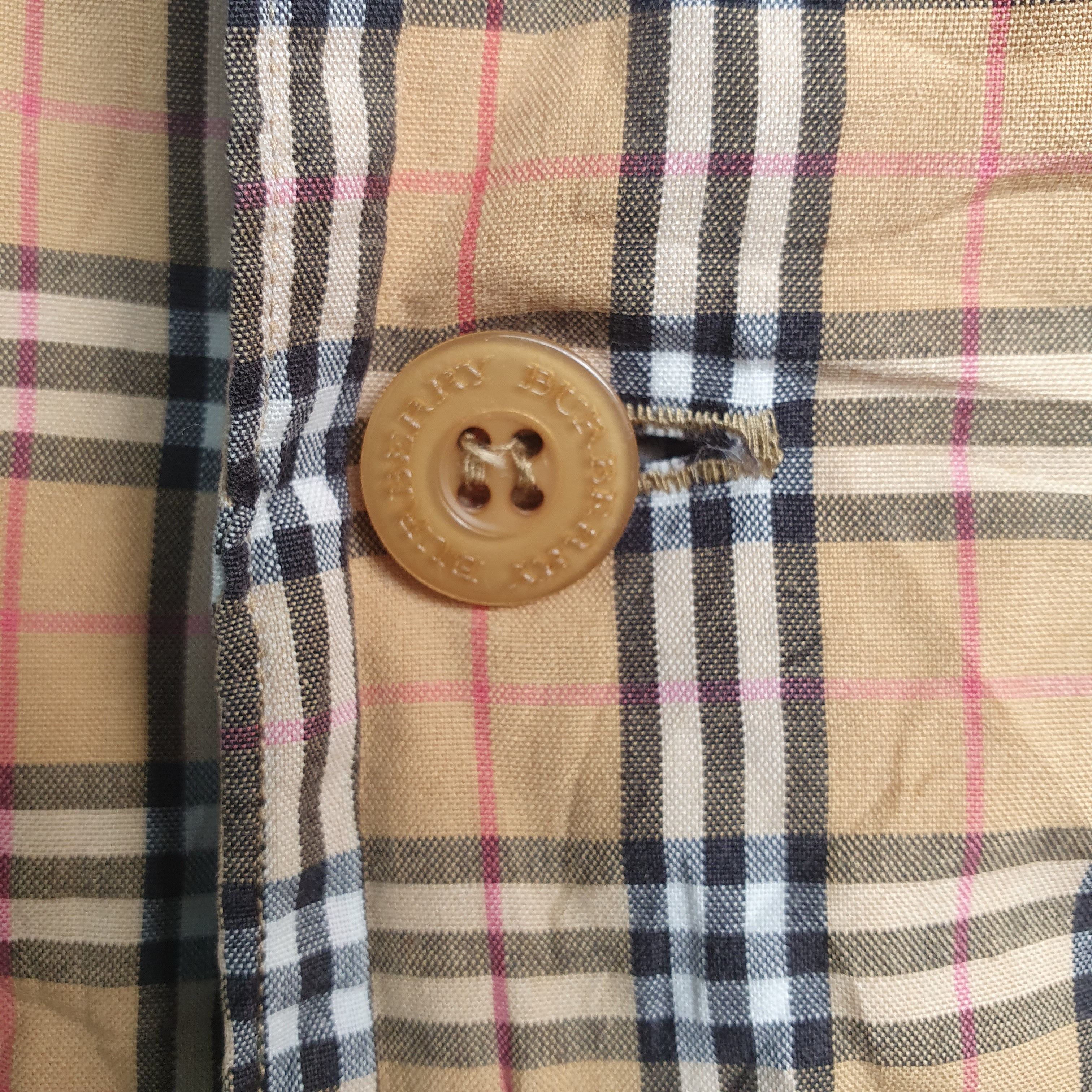 Burberry × Vintage VINTAGE BURBERRY NOVA CHECK BUTTON UP Size US L / EU 52-54 / 3 - 5 Thumbnail