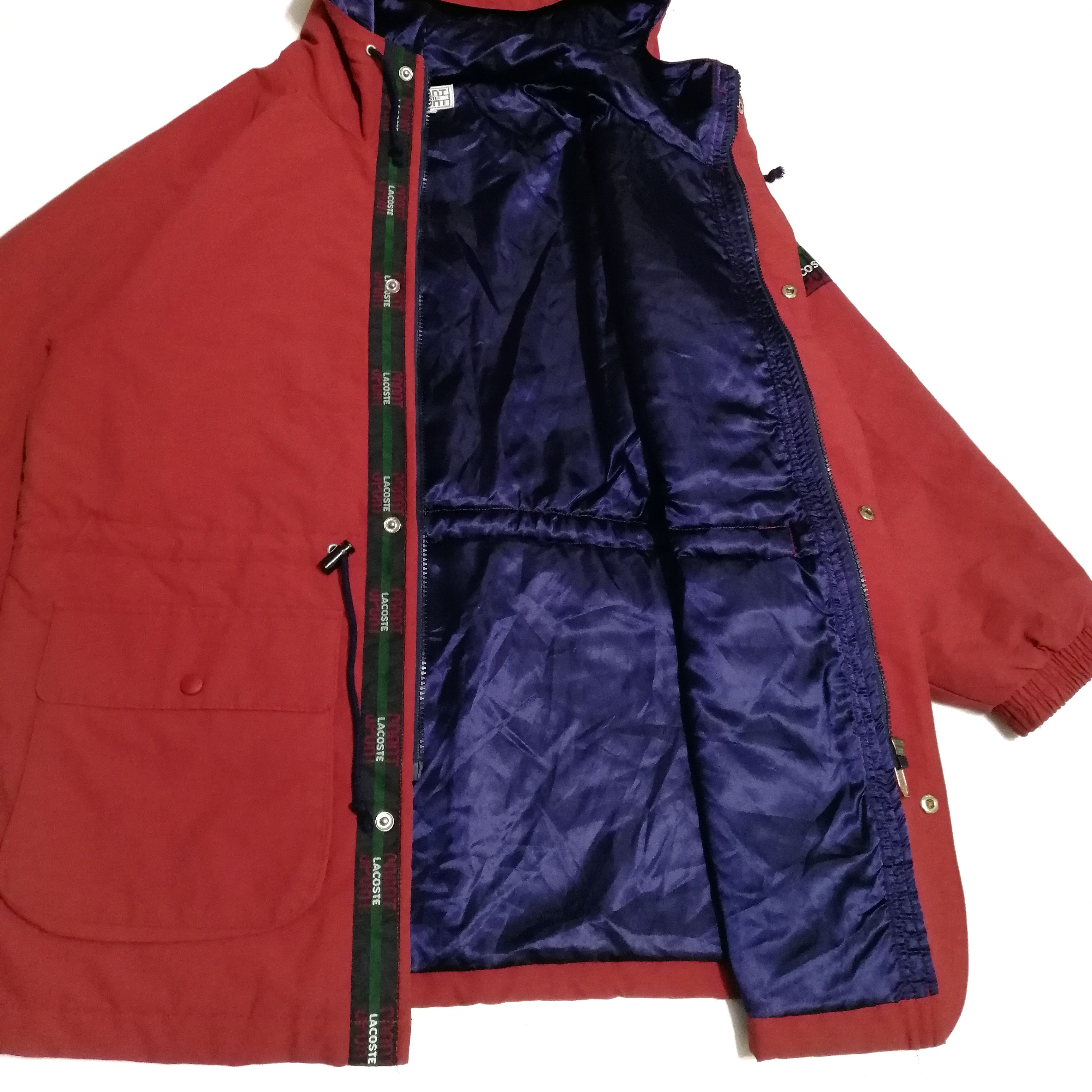 Lacoste × Vintage Vintage Lacoste Sport parka jacket hoodie Size US M / EU 48-50 / 2 - 2 Thumbnail
