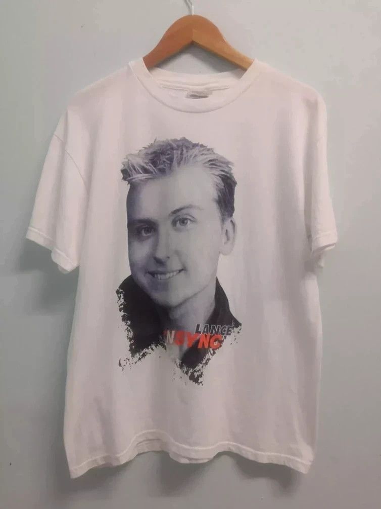 Band Tees Vintage Nsync Lance T Shirt Boys Band Justin Timberlake Size US M / EU 48-50 / 2 - 1 Thumbnail