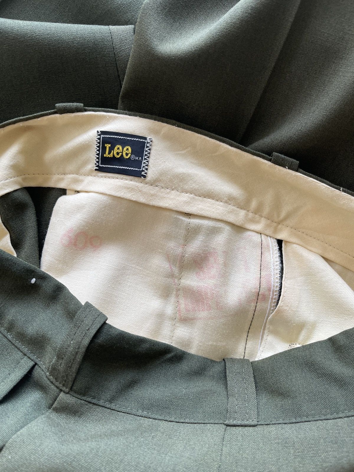 Lee Vintage Lee 60s/70s Linen Trousers Pants Size US 30 / EU 46 - 7 Thumbnail