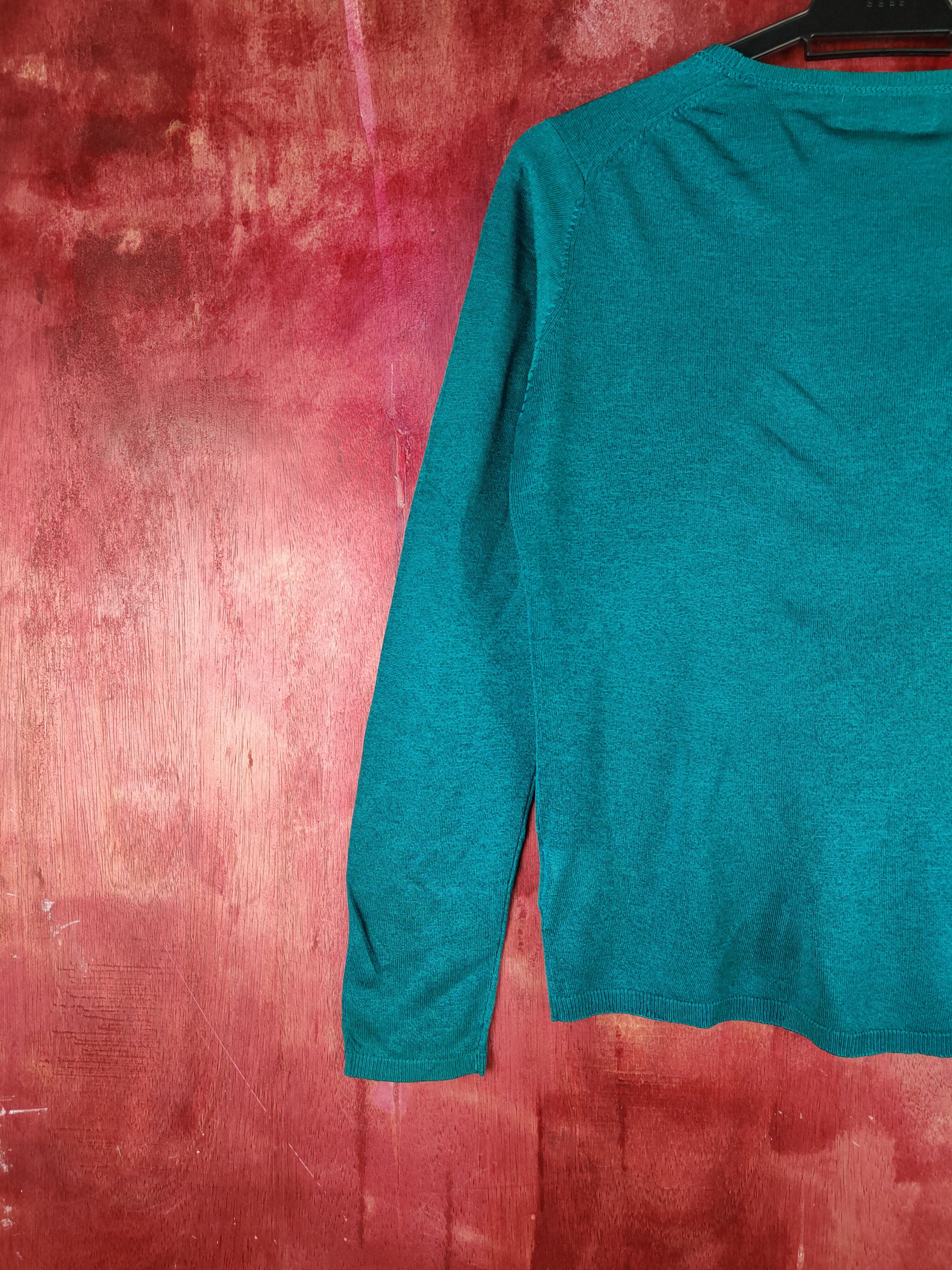 Homespun Knitwear Theoria Emerald Green Cardigan knitwear #S950 Size M / US 6-8 / IT 42-44 - 8 Thumbnail