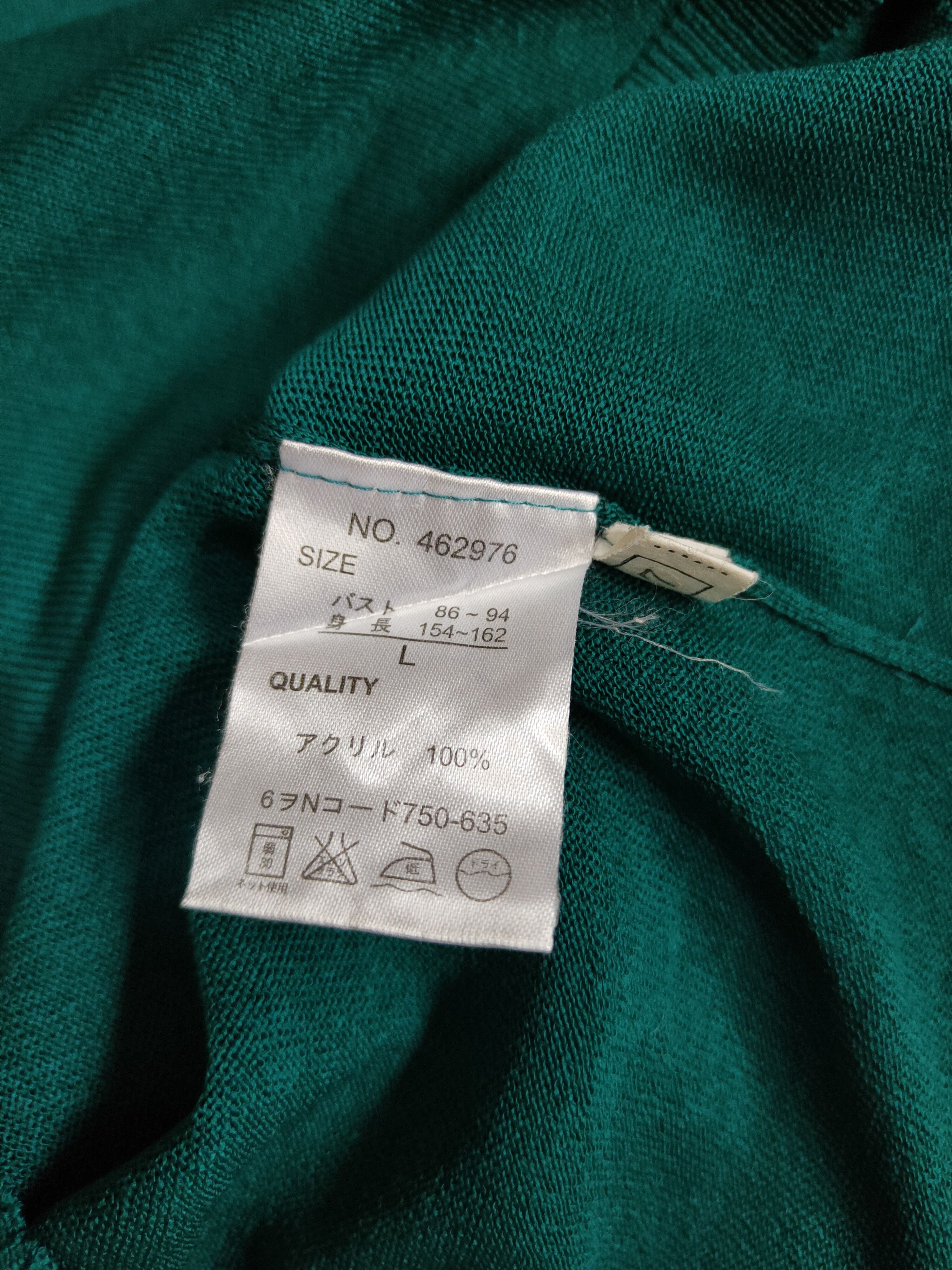 Homespun Knitwear Theoria Emerald Green Cardigan knitwear #S950 Size M / US 6-8 / IT 42-44 - 10 Thumbnail
