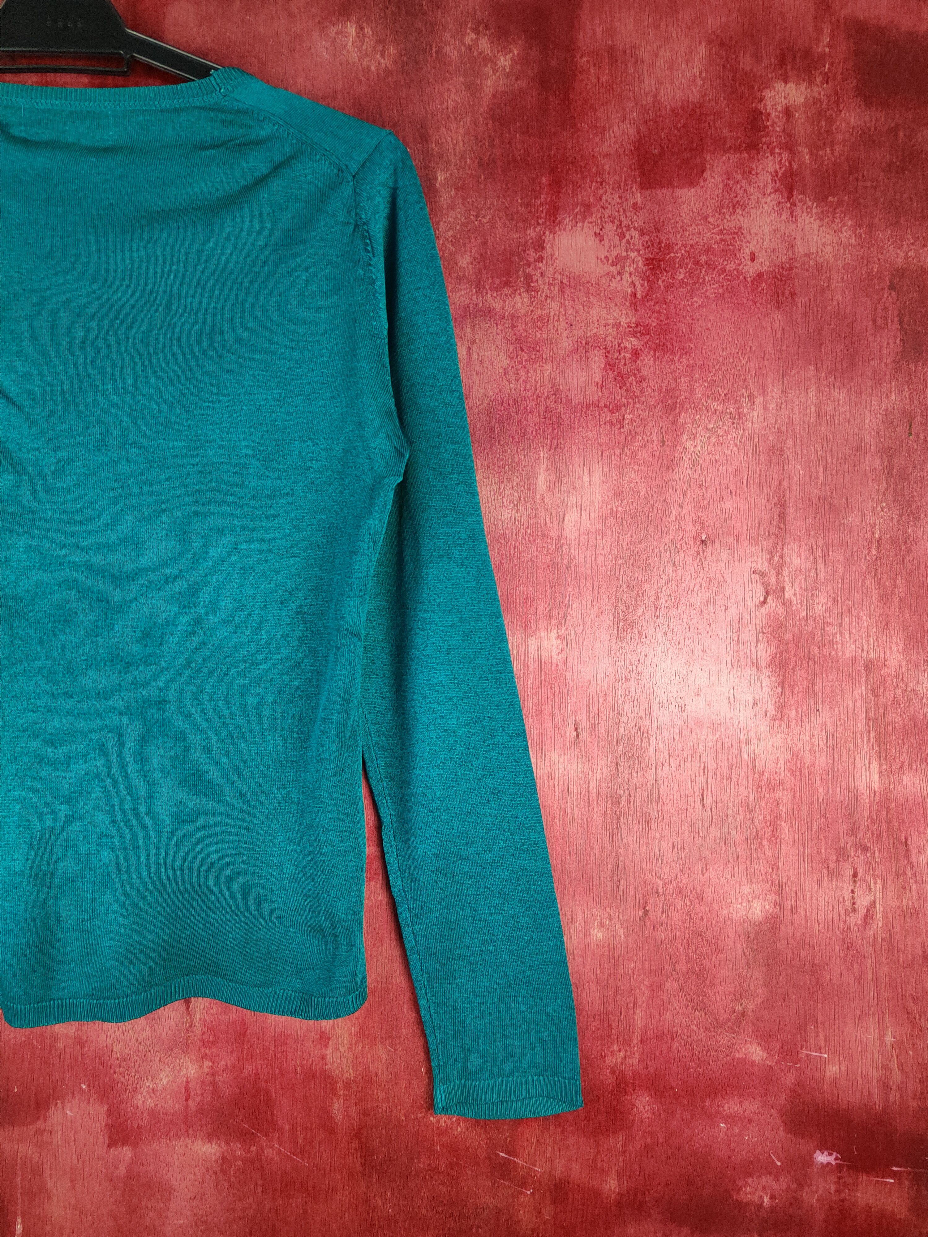 Homespun Knitwear Theoria Emerald Green Cardigan knitwear #S950 Size M / US 6-8 / IT 42-44 - 9 Thumbnail