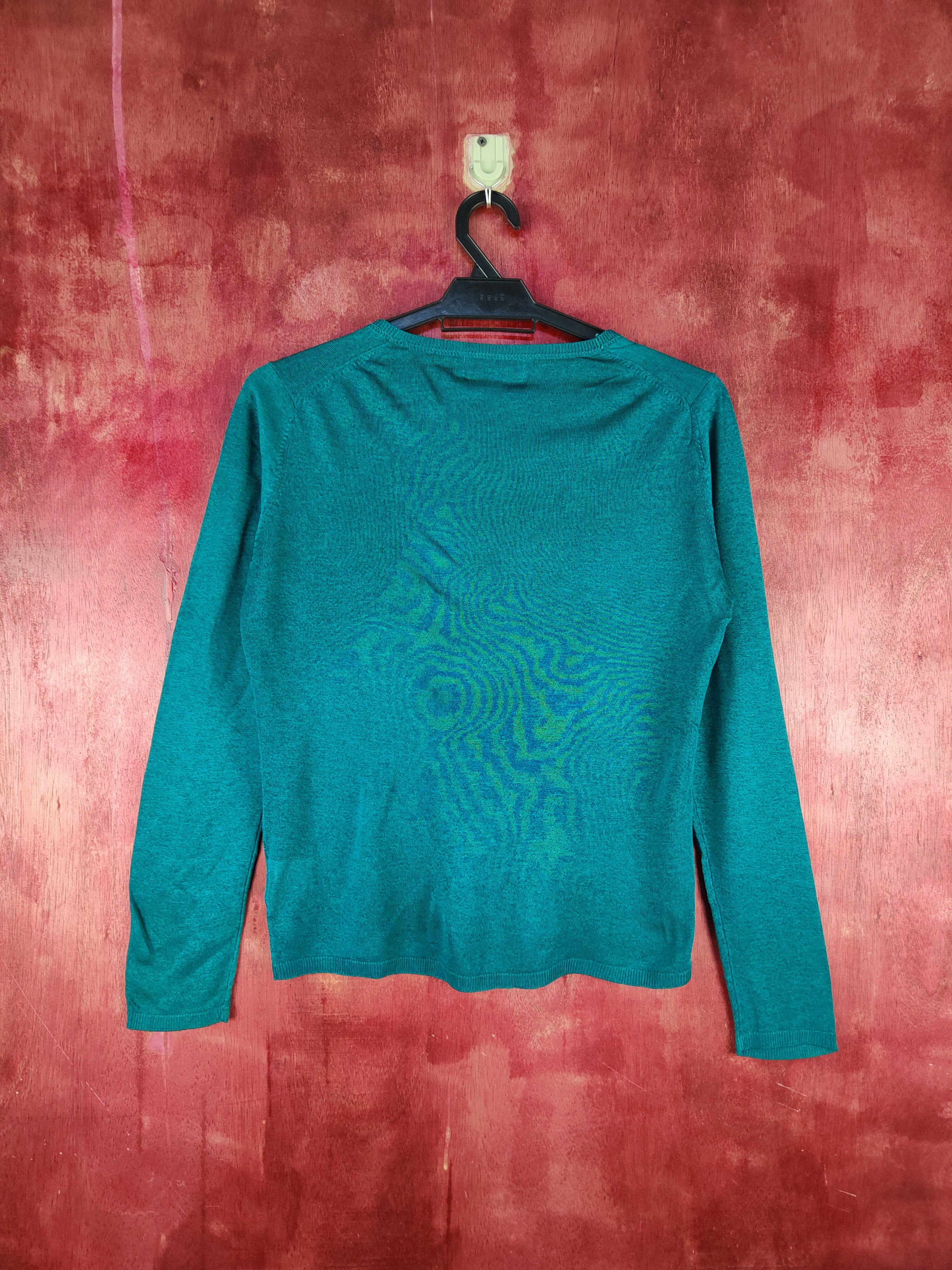 Homespun Knitwear Theoria Emerald Green Cardigan knitwear #S950 Size M / US 6-8 / IT 42-44 - 7 Thumbnail