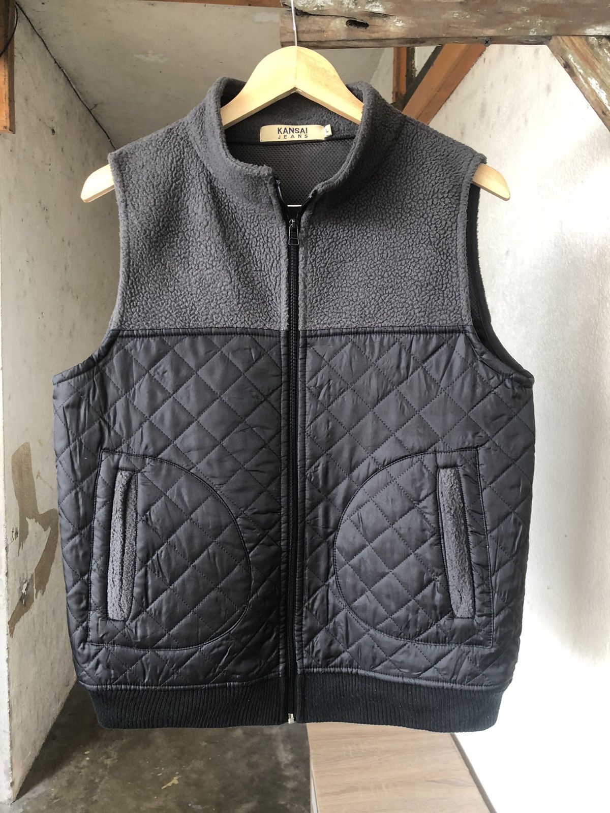 Kansai Yamamoto Vintage Kansai Jeans Vest Jackets Size US L / EU 52-54 / 3 - 7 Thumbnail