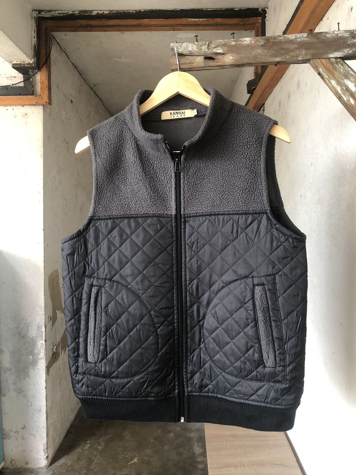 Kansai Yamamoto Vintage Kansai Jeans Vest Jackets Size US L / EU 52-54 / 3 - 1 Thumbnail