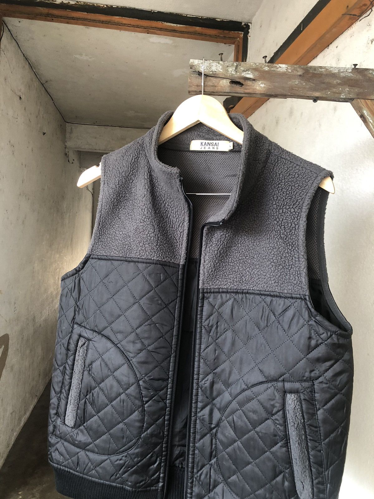 Kansai Yamamoto Vintage Kansai Jeans Vest Jackets Size US L / EU 52-54 / 3 - 16 Thumbnail