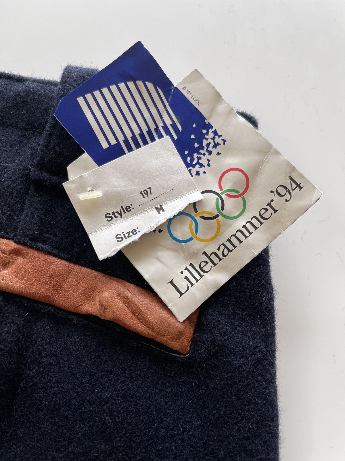 USA Olympics Vintage LilleHammer 1994 Olympic Winter Games Short Pants Size US 31 - 7 Thumbnail