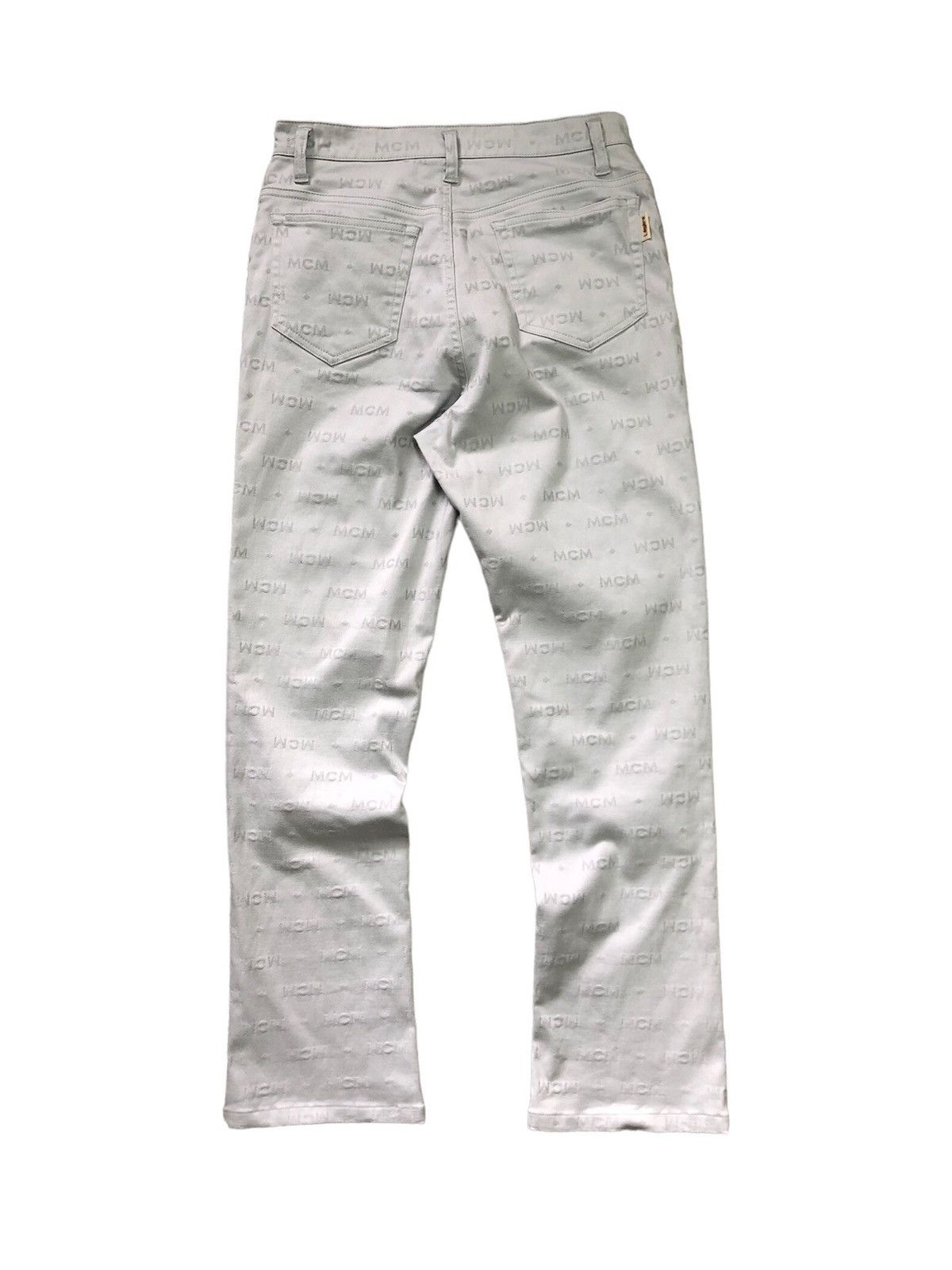 MCM Vintage MCM Full Prints Monogram Slim Fit Stretchable Jeans Size 28" / US 6 / IT 42 - 3 Thumbnail