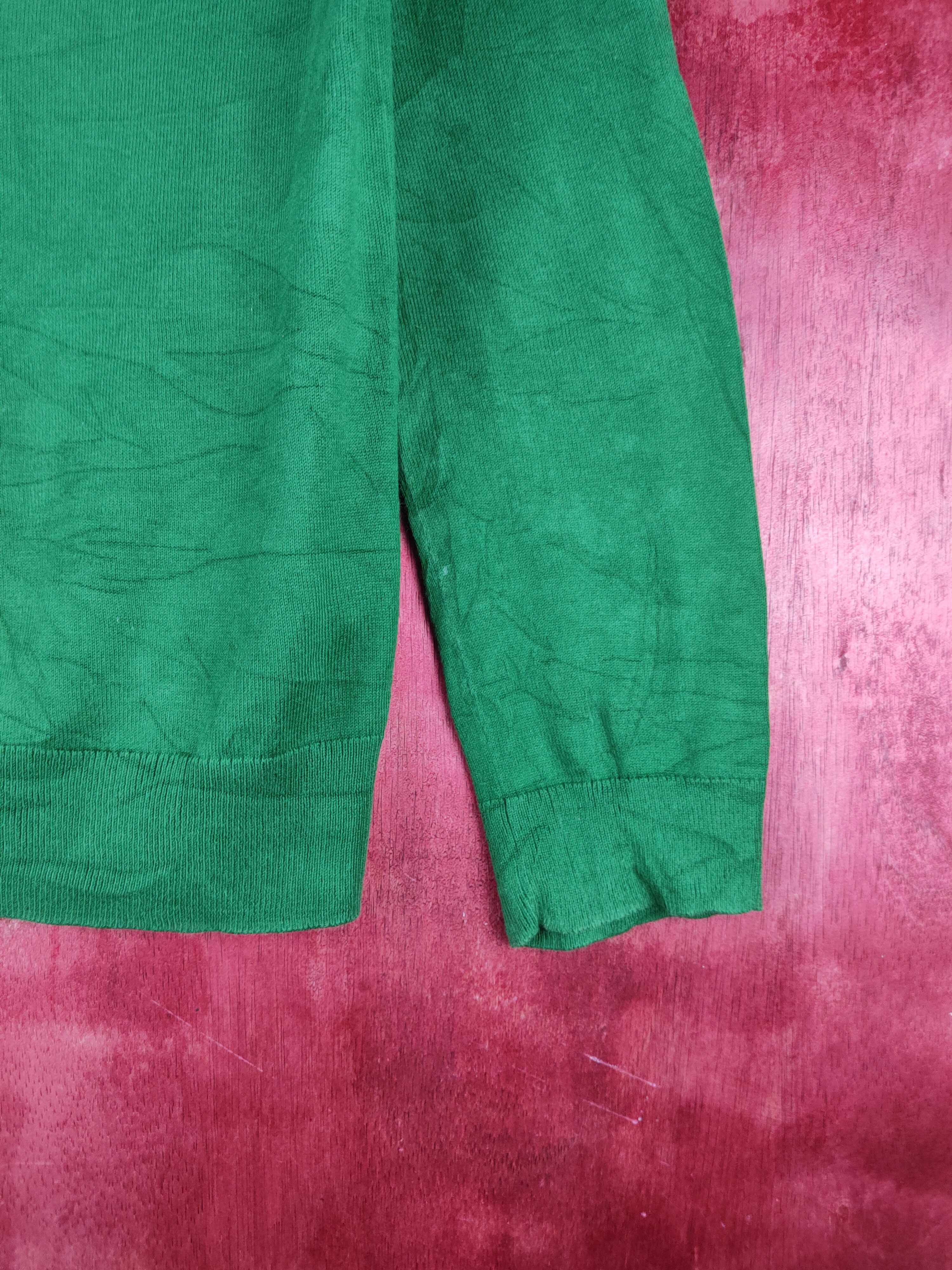 Japanese Brand × Uniqlo Uniqlo Dark Green Cardigan knitwear thin japan vintage #S948 Size M / US 6-8 / IT 42-44 - 6 Thumbnail