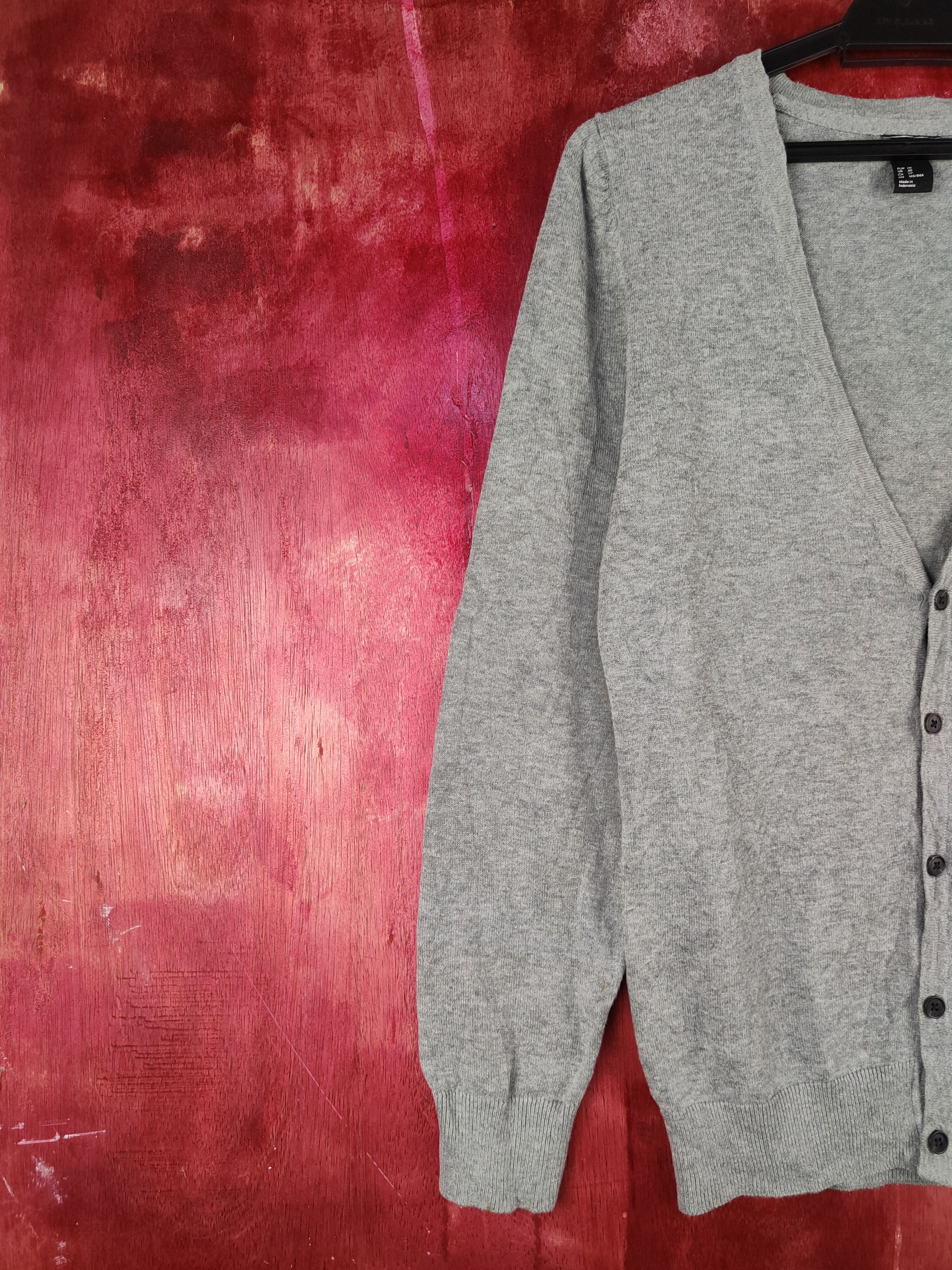 Homespun Knitwear Japanese Brand Gray Cardigan knitwear #S947 Size S / US 4 / IT 40 - 3 Thumbnail