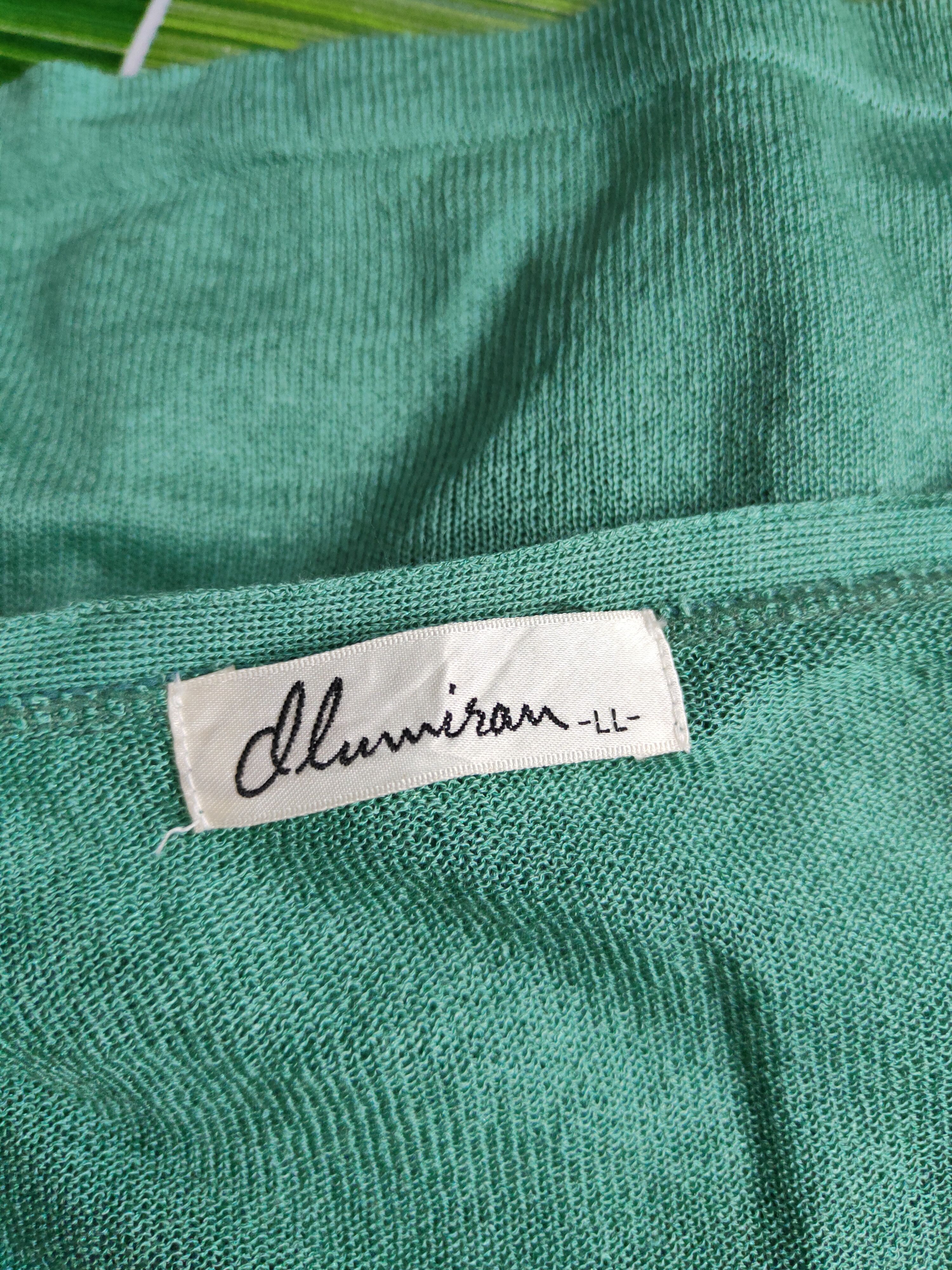 Japanese Brand × Vintage Japan vintage knitwear Green Cardigan #S943 Size M / US 6-8 / IT 42-44 - 11 Thumbnail