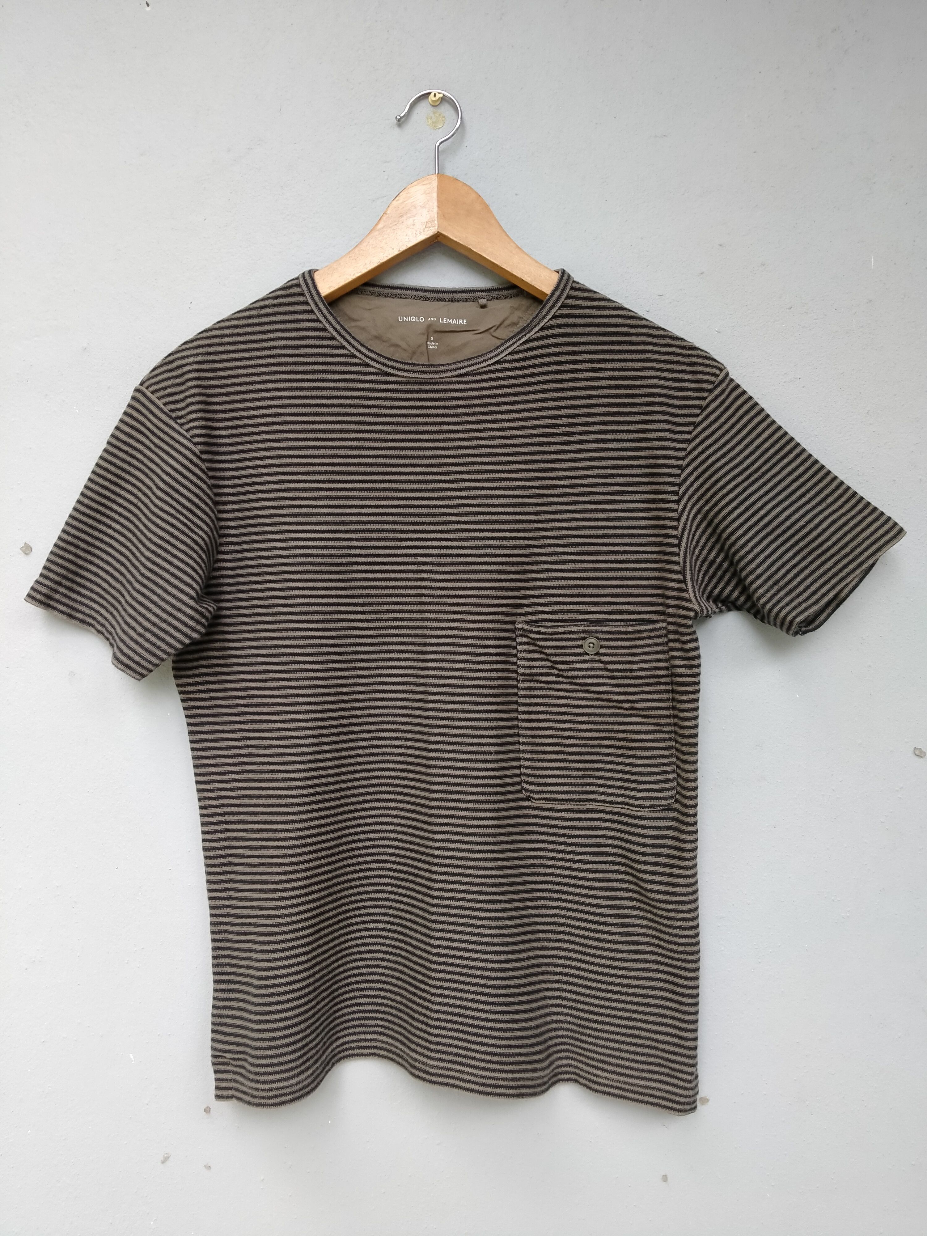 Lemaire Lemaire X Uniqlo Stripe Single Pocket Tee Size US S / EU 44-46 / 1 - 2 Thumbnail
