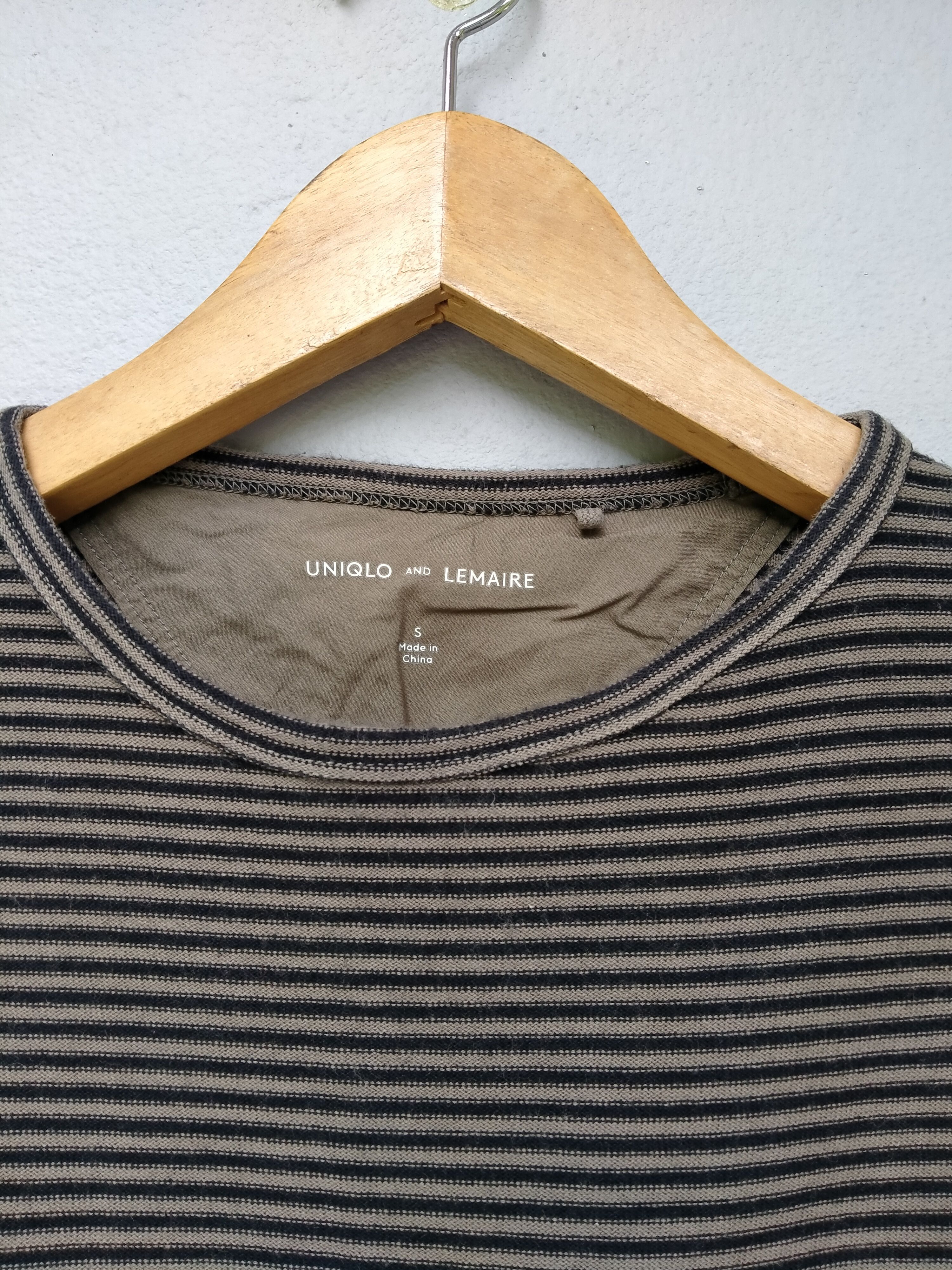 Lemaire Lemaire X Uniqlo Stripe Single Pocket Tee Size US S / EU 44-46 / 1 - 5 Thumbnail