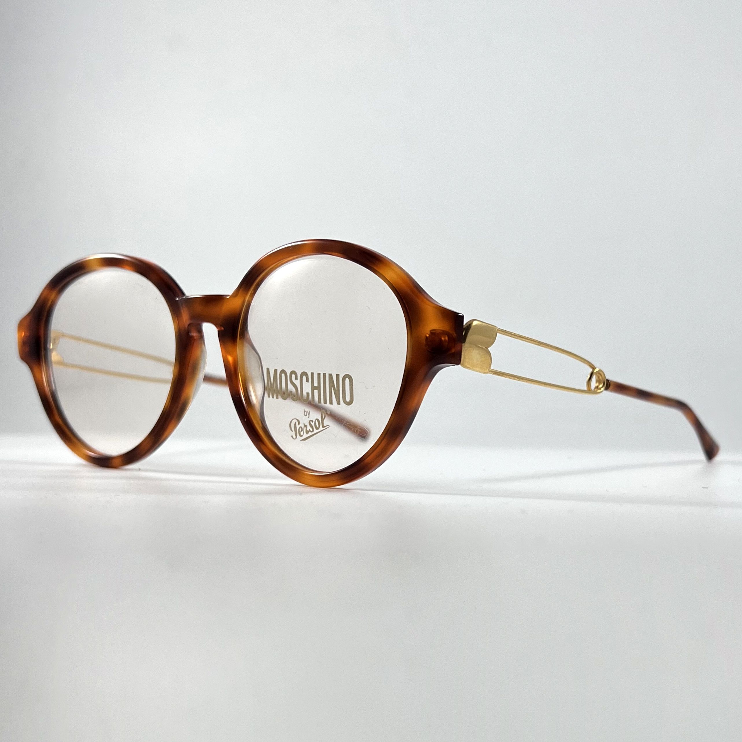 Purchases MOSCHINO by Persol vintage eyeglasses caramel tortoise