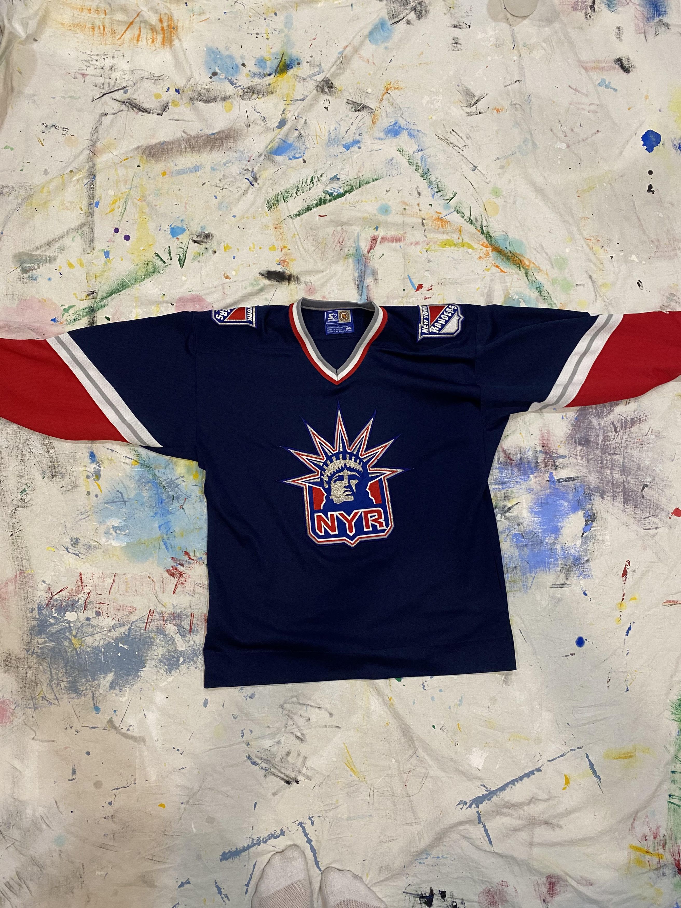 new york rangers white lady liberty jersey