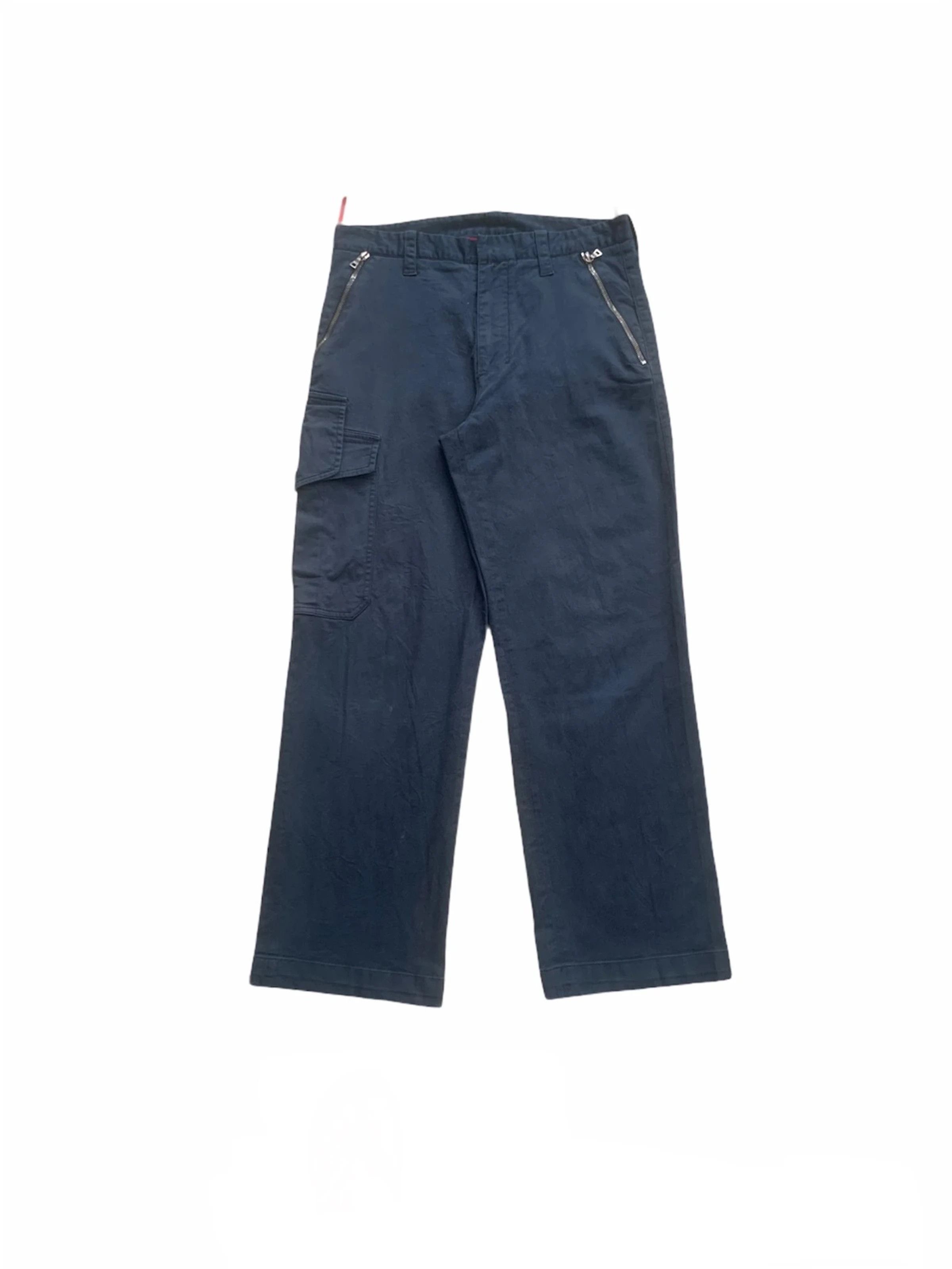 Image of Prada Trouser Cargo Pants in Faded Blue, Men's (Size 30)