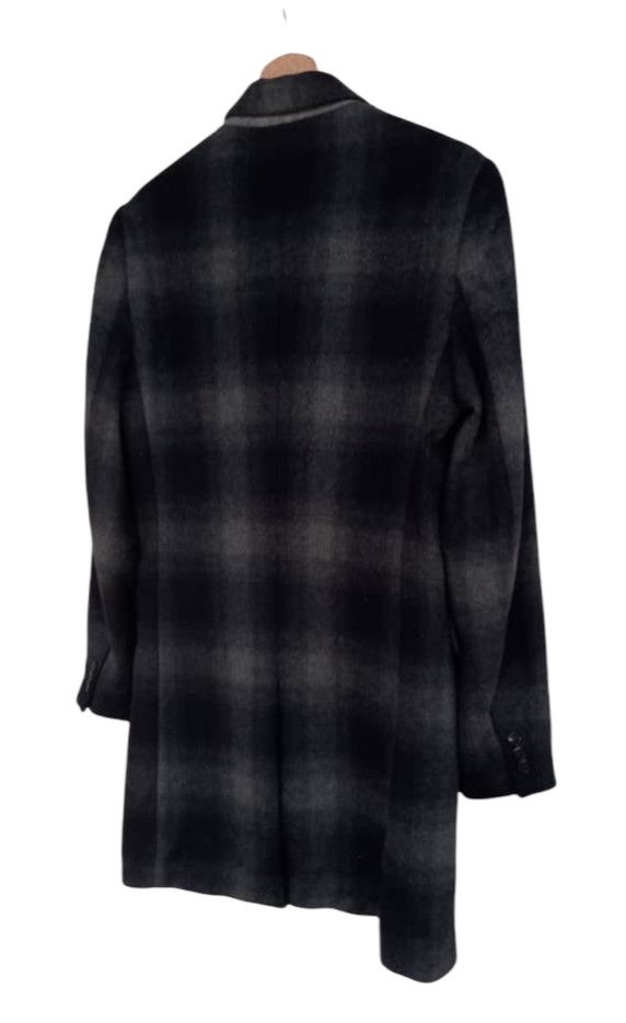 Japanese Brand × Zara Casual Zara Man Plaid Wool Long Coat Size US S / EU 44-46 / 1 - 9 Thumbnail