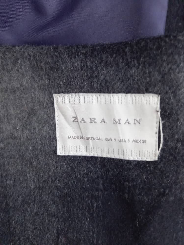 Japanese Brand × Zara Casual Zara Man Plaid Wool Long Coat Size US S / EU 44-46 / 1 - 12 Thumbnail