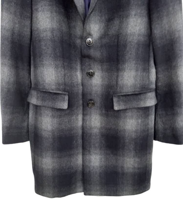 Japanese Brand × Zara Casual Zara Man Plaid Wool Long Coat Size US S / EU 44-46 / 1 - 3 Thumbnail