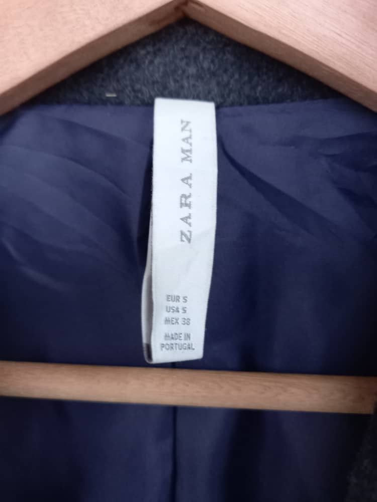 Japanese Brand × Zara Casual Zara Man Plaid Wool Long Coat Size US S / EU 44-46 / 1 - 11 Thumbnail