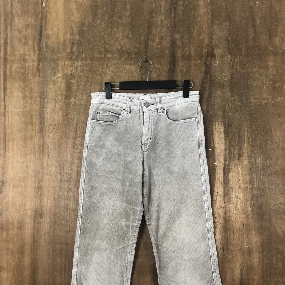 Calvin Klein Calvin Klein Grey Corduroy Casual pants #6266 Size US 26 / EU 42 - 2 Thumbnail