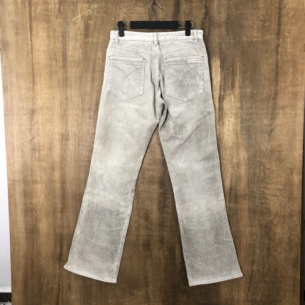 Calvin Klein Calvin Klein Grey Corduroy Casual pants #6266 Size US 26 / EU 42 - 7 Thumbnail