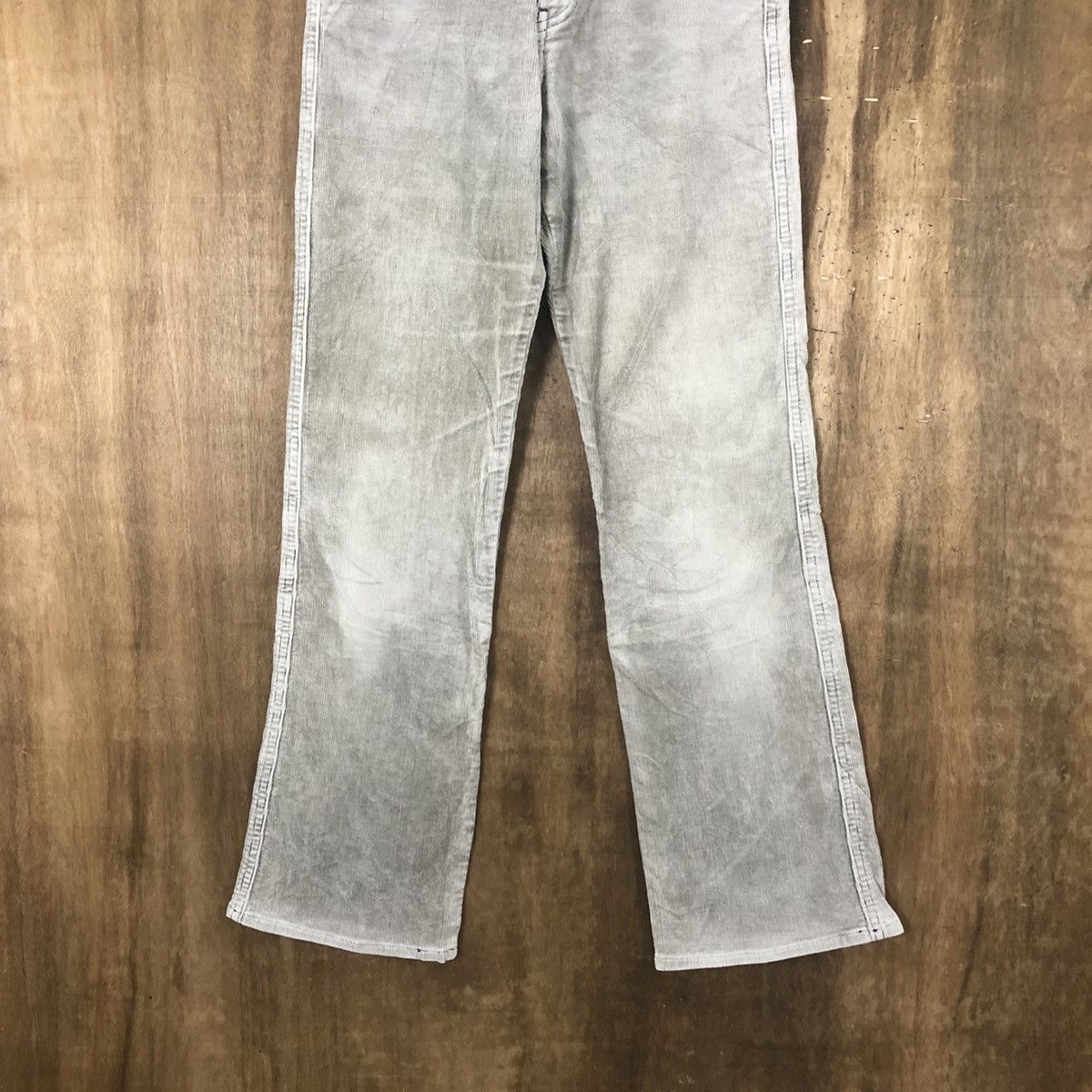 Calvin Klein Calvin Klein Grey Corduroy Casual pants #6266 Size US 26 / EU 42 - 3 Thumbnail