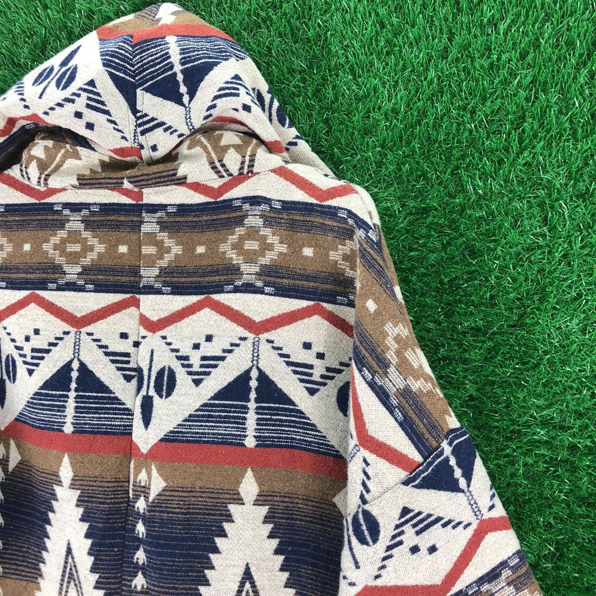 Native Navajo Native Multicolor Cardigan Down Jacket by Radarista Size US M / EU 48-50 / 2 - 5 Thumbnail
