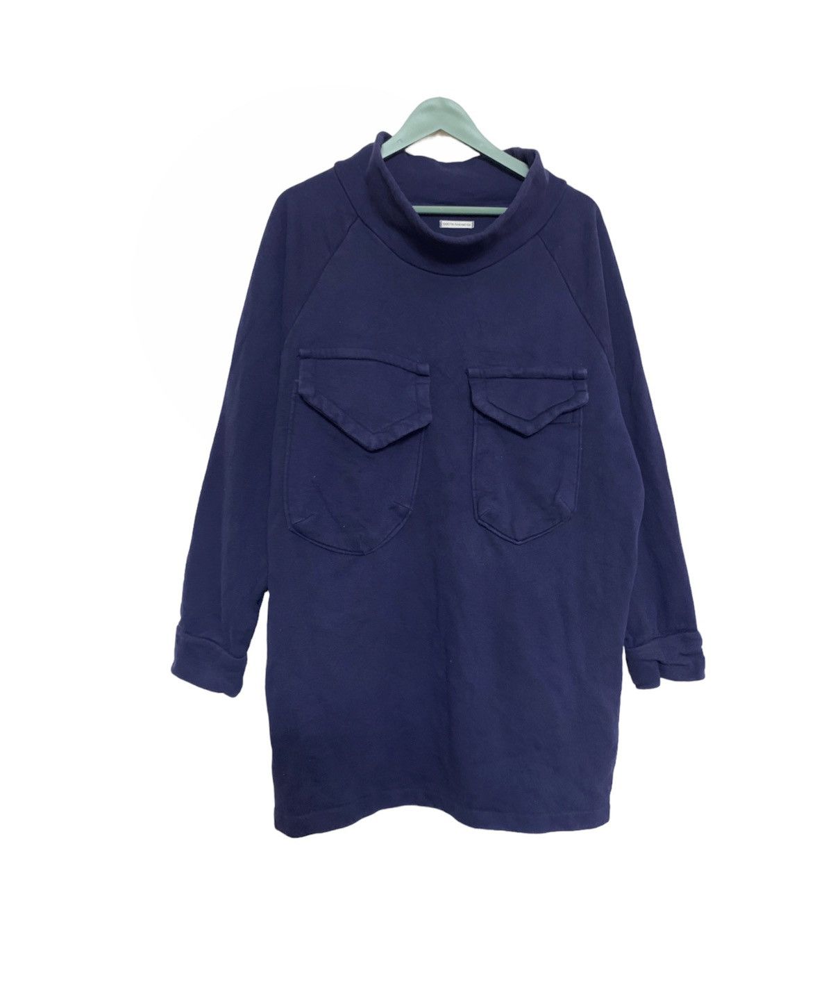 Blue Blue Japan Japanese TAKUYA NAKAMURA Chest Cargo Pocket Sweatshirt Size US L / EU 52-54 / 3 - 1 Thumbnail