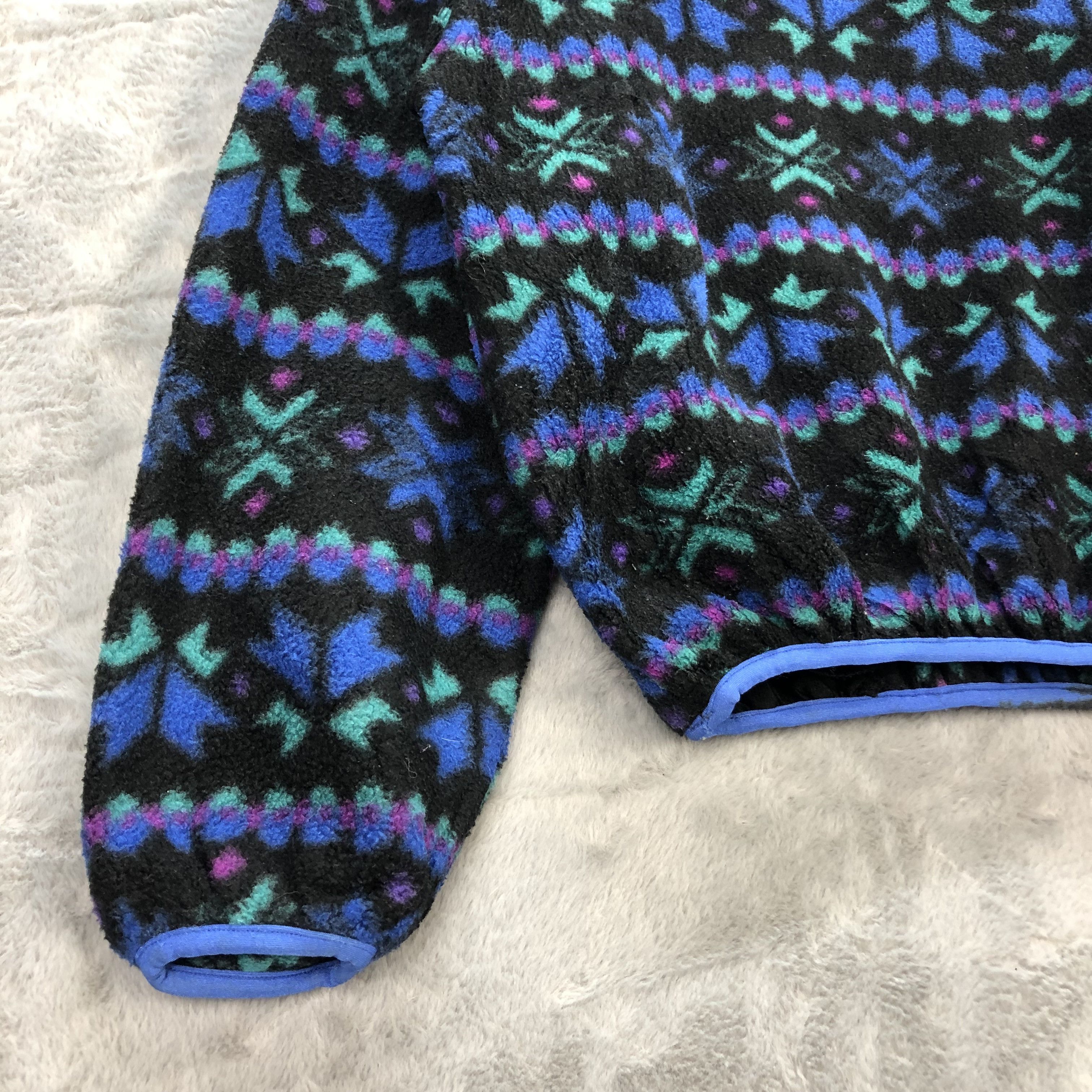 L.L. Bean Rare L.L. Bean Nice Design Snap Button Fleece #6308-59 Size S / US 4 / IT 40 - 9 Thumbnail