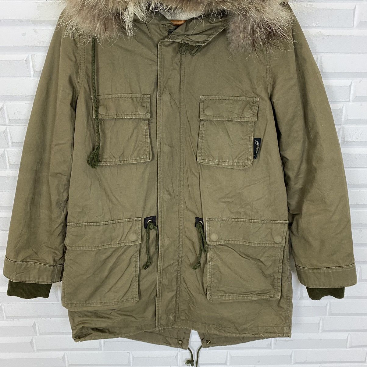 Stussy ✨NICE DESIGN STUSSY PARKAS FUR HOODIE JACKET Size US S / EU 44-46 / 1 - 6 Thumbnail