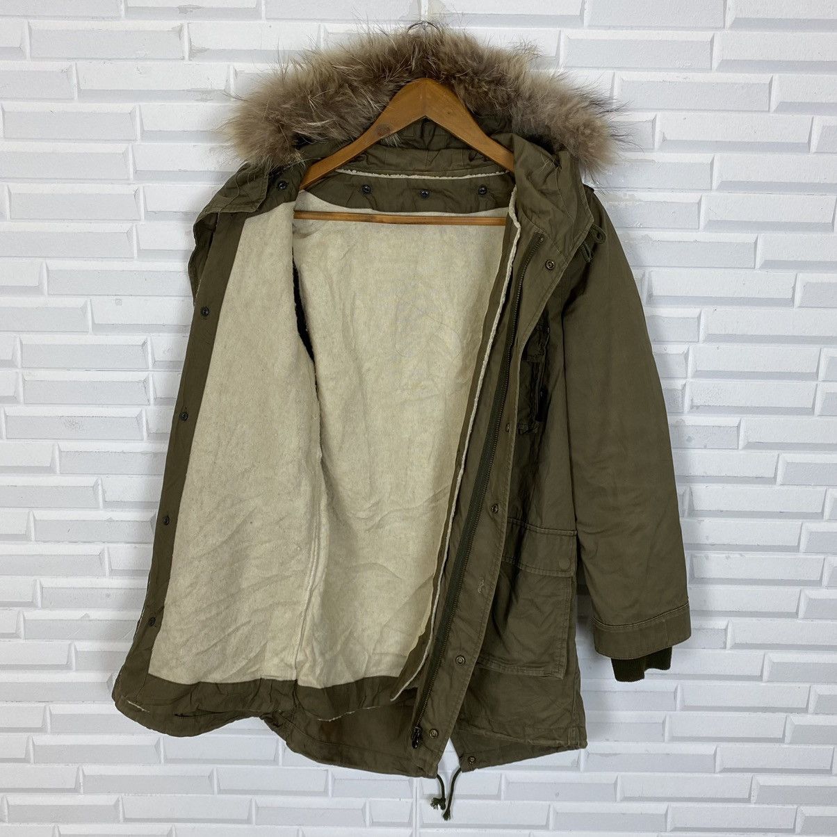 Stussy ✨NICE DESIGN STUSSY PARKAS FUR HOODIE JACKET Size US S / EU 44-46 / 1 - 14 Thumbnail