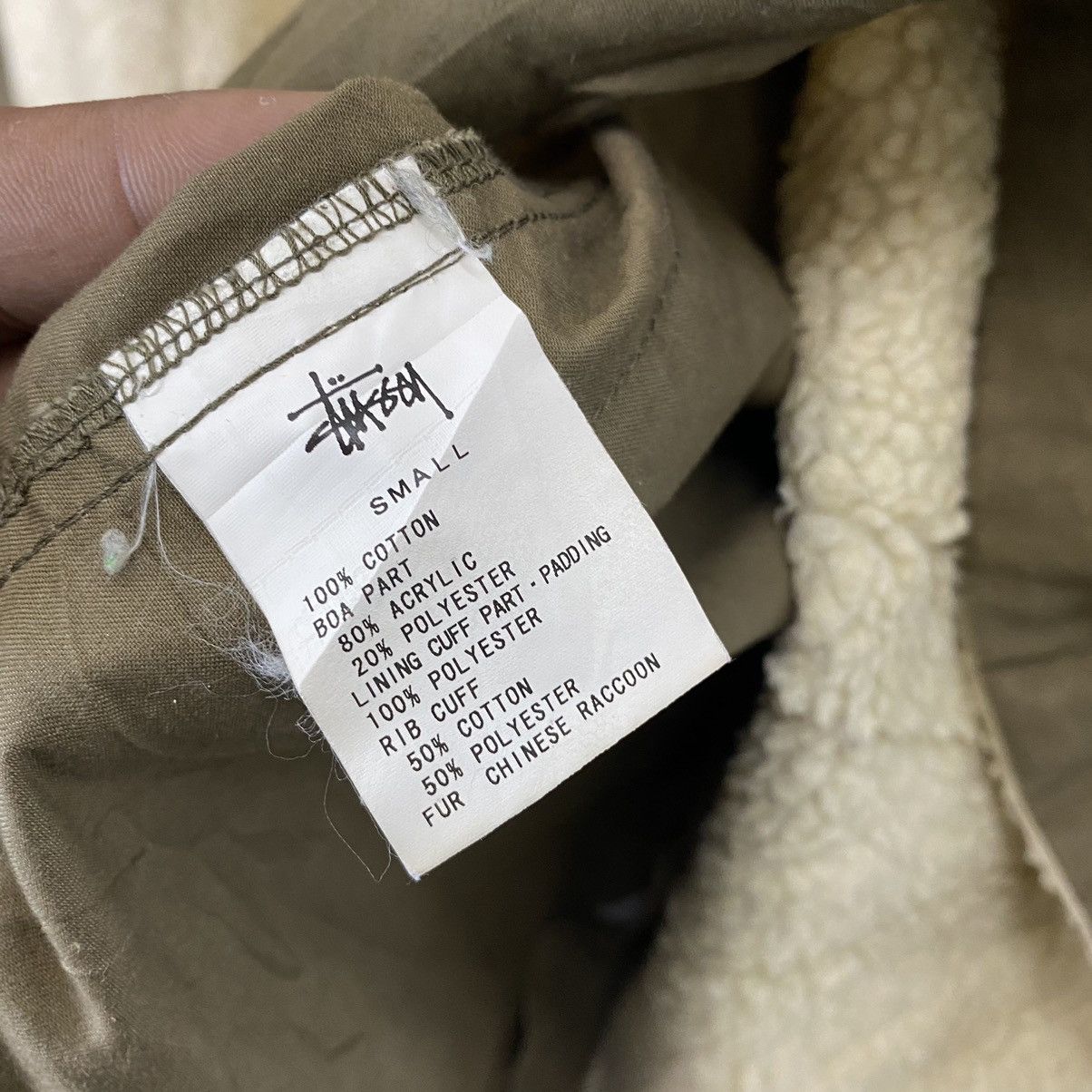 Stussy ✨NICE DESIGN STUSSY PARKAS FUR HOODIE JACKET Size US S / EU 44-46 / 1 - 12 Thumbnail