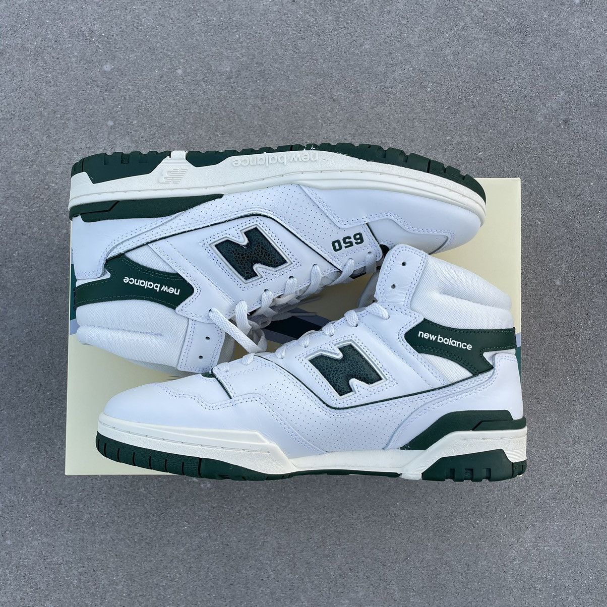 Aime Leon Dore × New Balance New Balance 650R Aime Leon Dore White Green Size US 11.5 / EU 44-45 - 4 Thumbnail