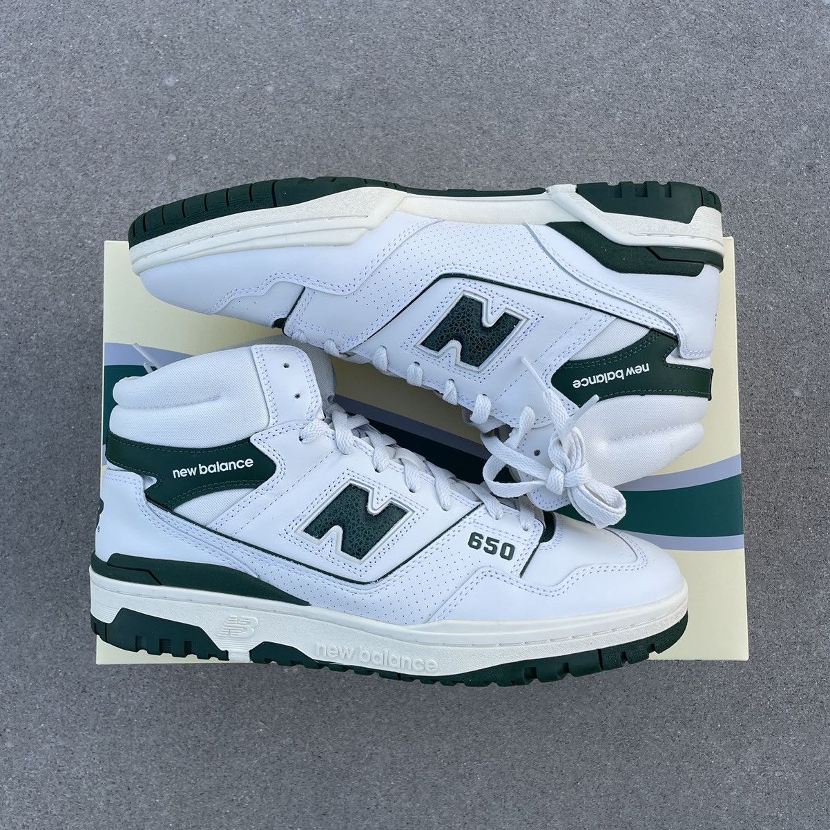 Aime Leon Dore × New Balance New Balance 650R Aime Leon Dore White Green Size US 11.5 / EU 44-45 - 3 Thumbnail