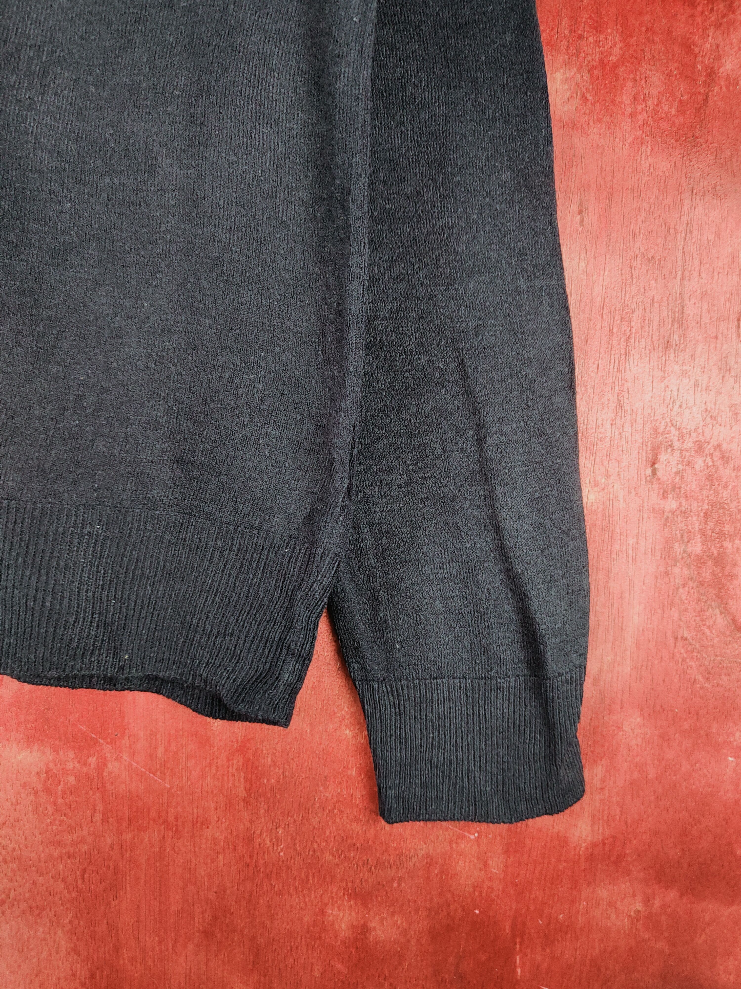 GU × Japanese Brand GU Dark Blue Cardigan knitwear japan vintage plain #S924 Size L / US 10 / IT 46 - 7 Thumbnail