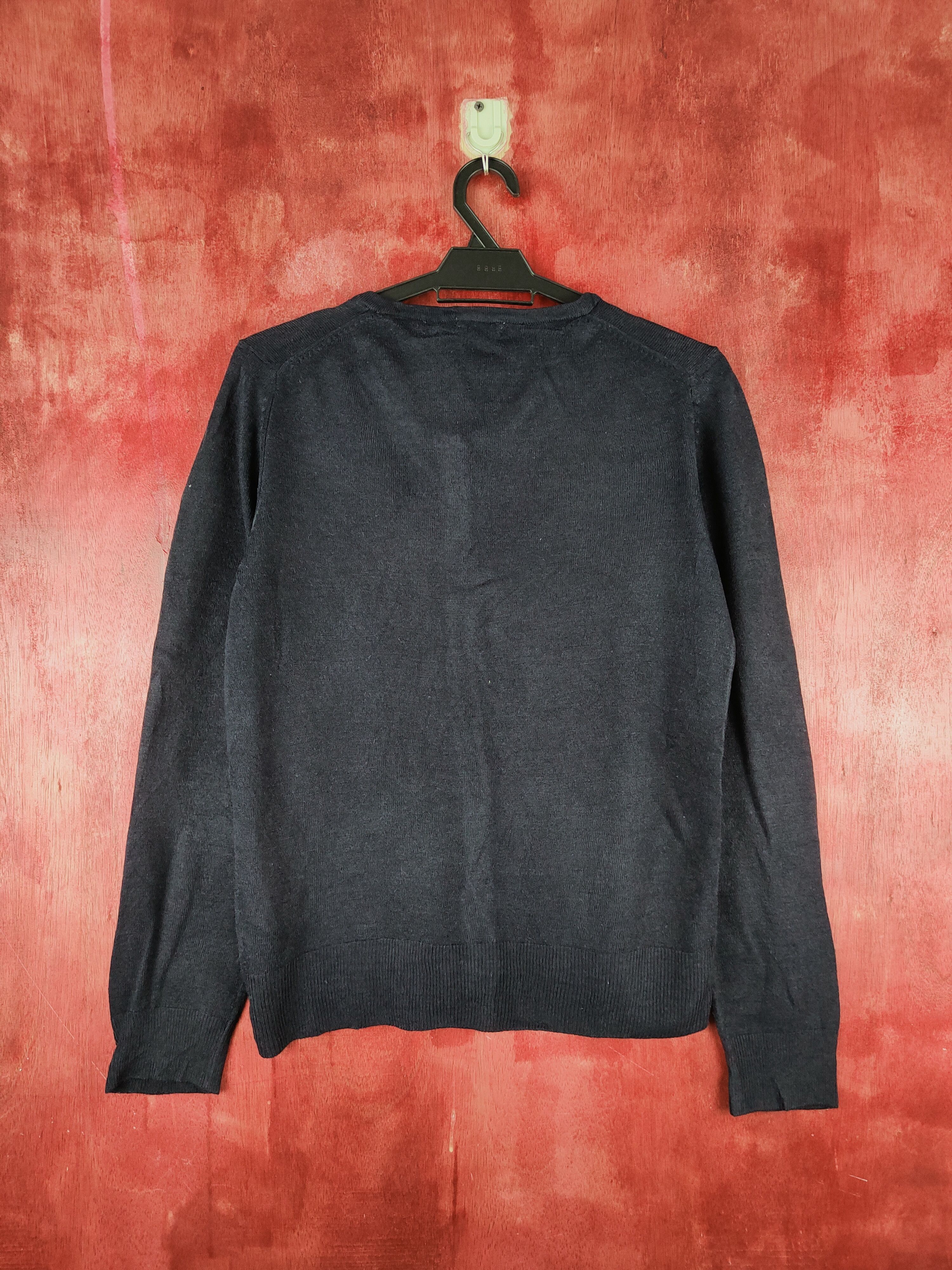 GU × Japanese Brand GU Dark Blue Cardigan knitwear japan vintage plain #S924 Size L / US 10 / IT 46 - 8 Thumbnail
