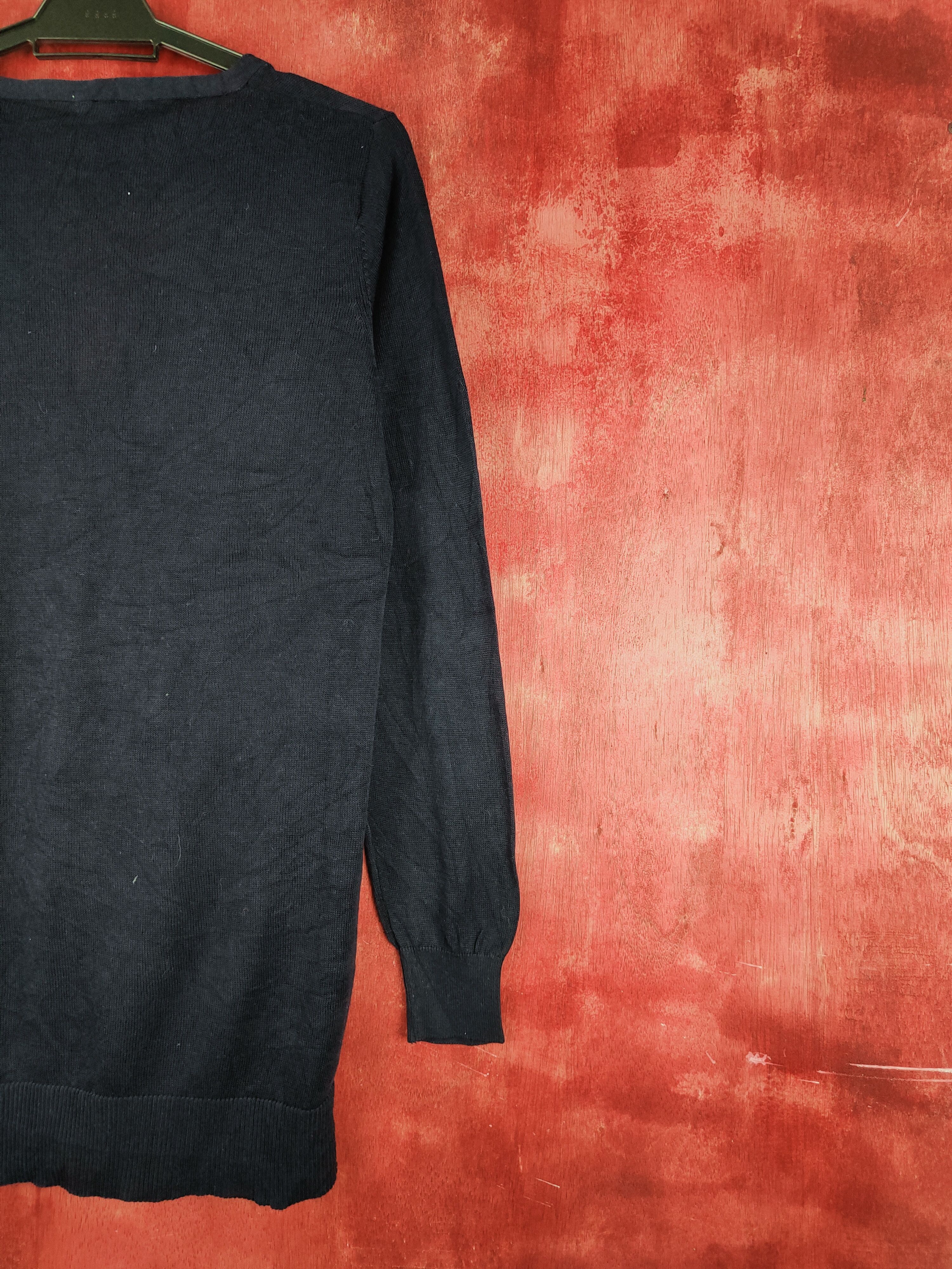 Homespun Knitwear × Japanese Brand Cinema Club Navy Blue Long Cardigan knitwear japan #S922 Size M / US 6-8 / IT 42-44 - 9 Thumbnail
