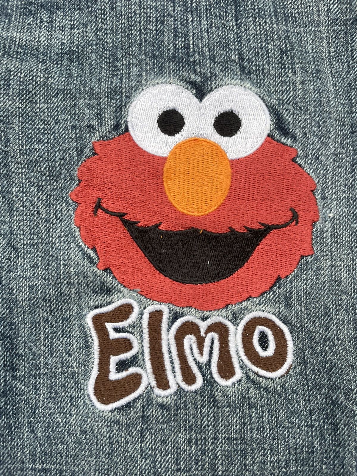 Other Vintage Elmo Sesame Street Distresed Denim Size US 33 - 14 Thumbnail